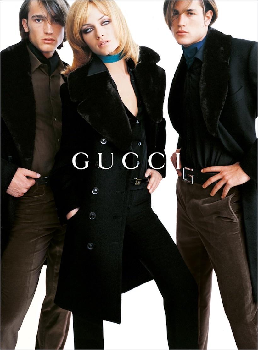F/W 1995 Gucci by Tom Ford Oversized G Logo Buckle Dark Green Leather Belt