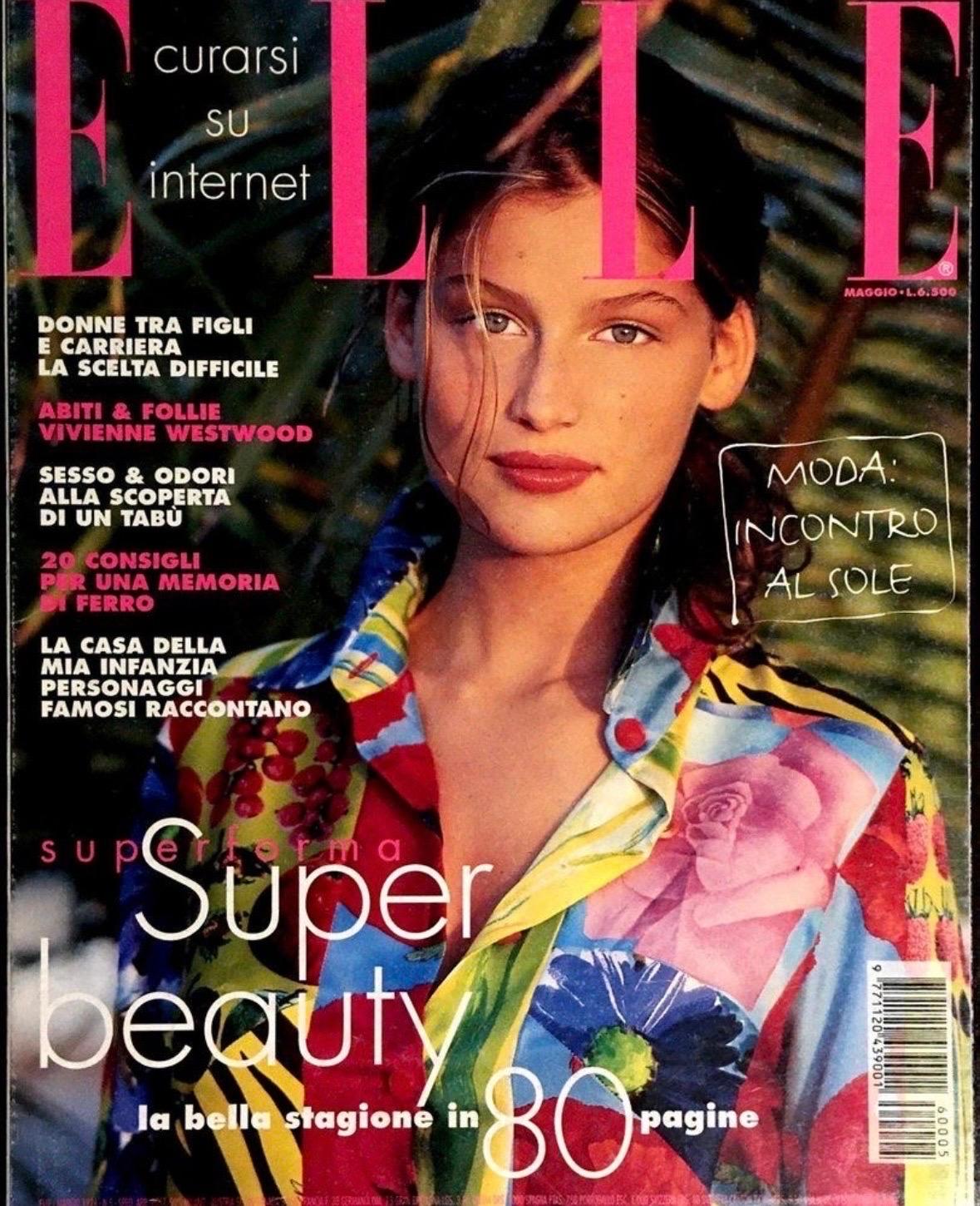S/S 1996 Gucci by Tom Ford Silk Patchwork Inside Out Print Button Up Blouse