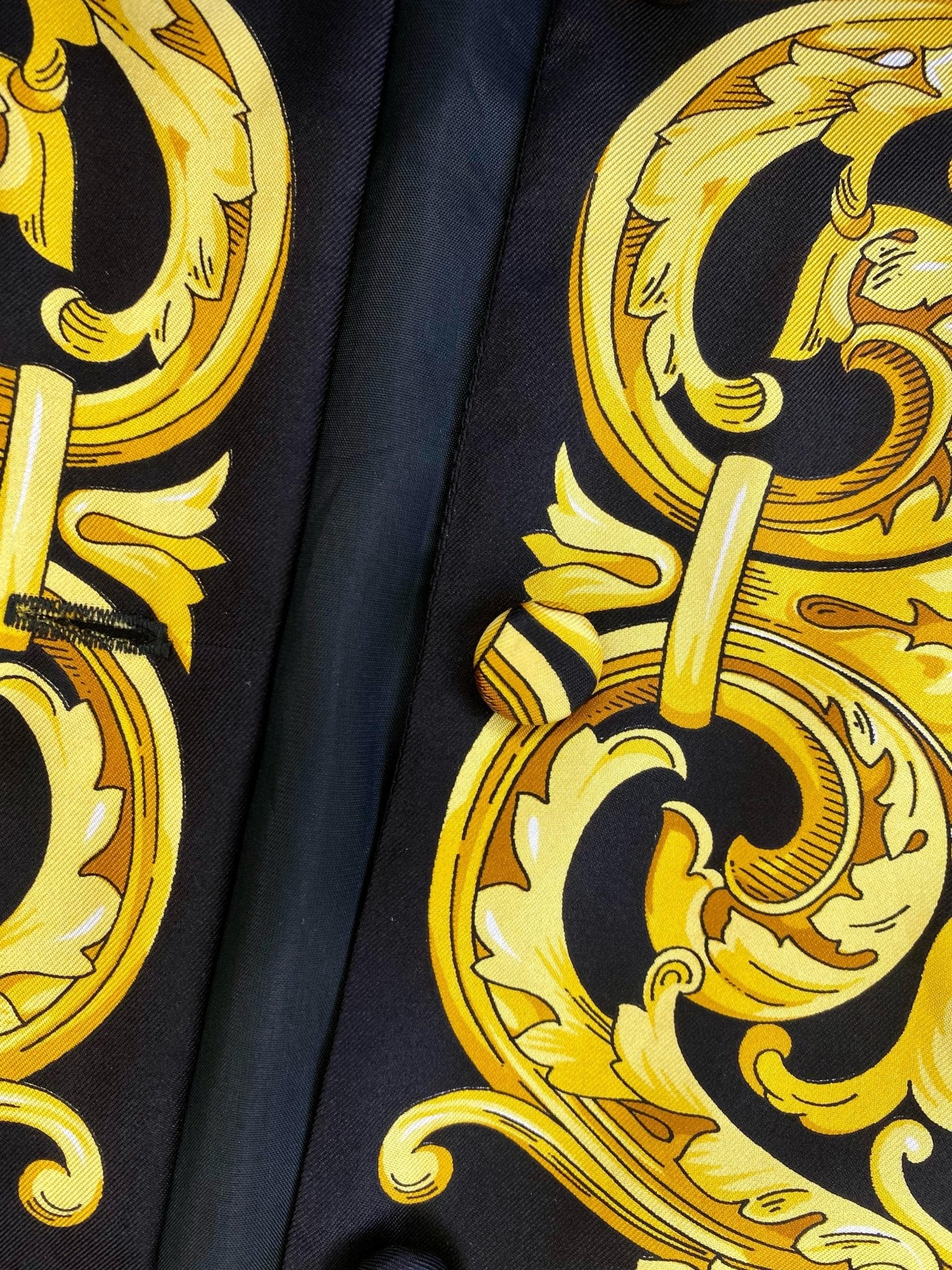 1990s Atelier Versace Haute Couture Tie Dye Baroque Silk Evening Jacket by Gianni Versace - RealList