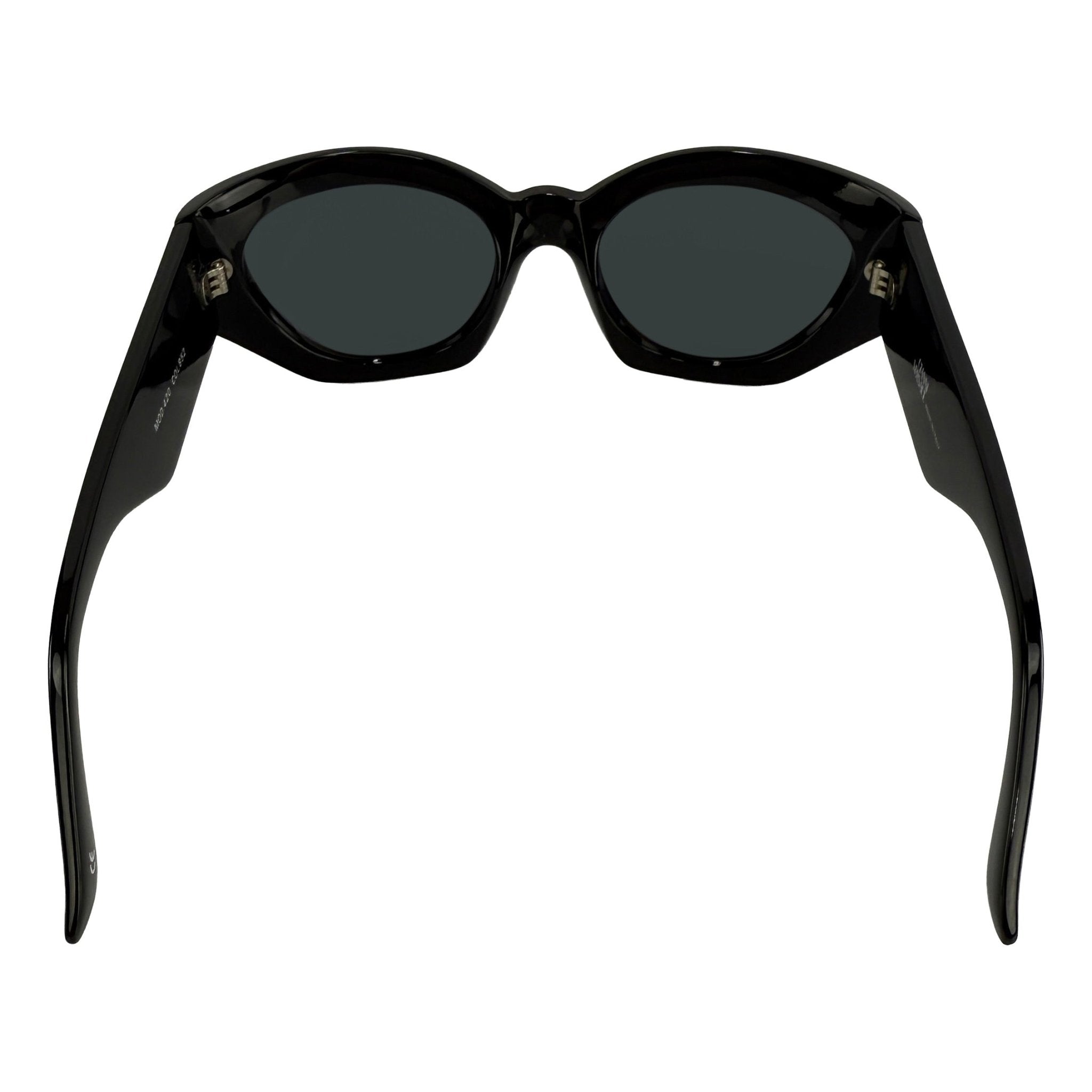 1990s Gianni Versace Oversized Black Acetate Gold Medusa Sunglasses - RealList