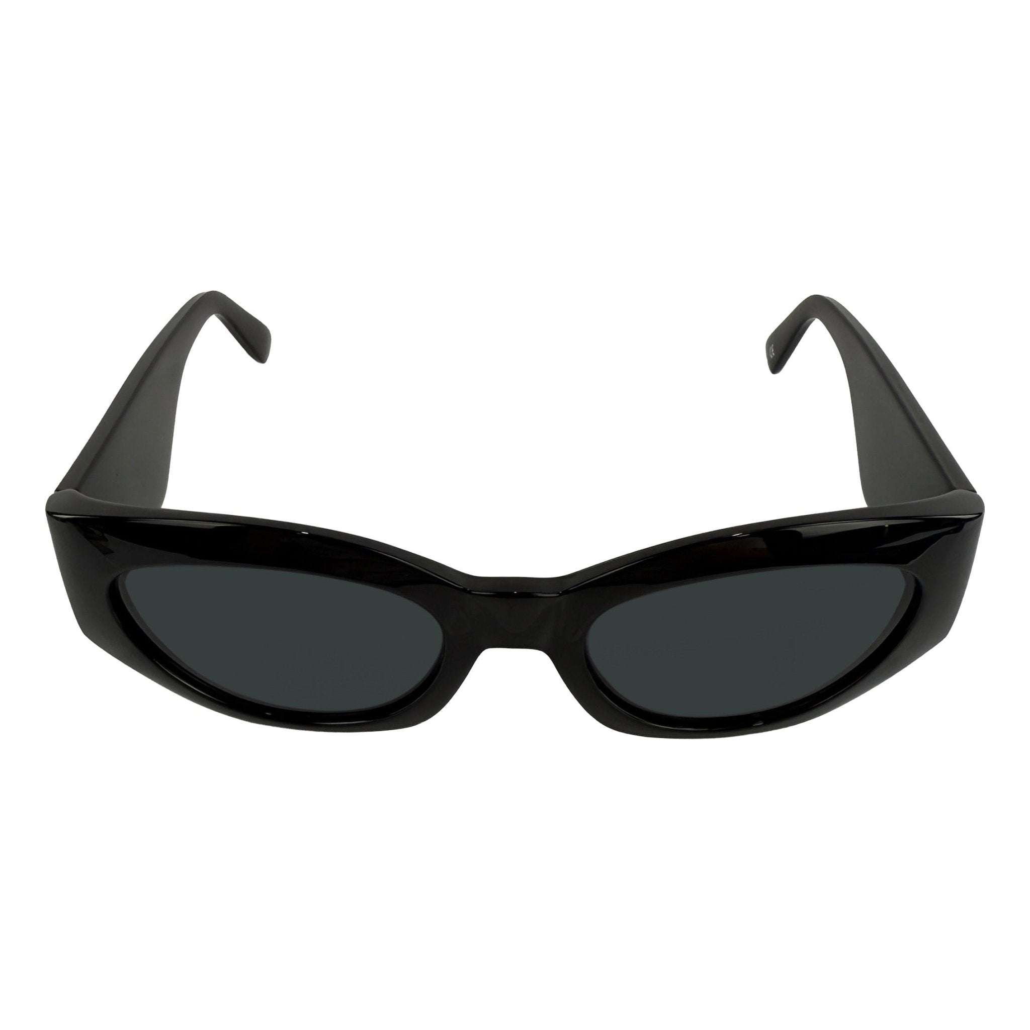 1990s Gianni Versace Oversized Black Acetate Gold Medusa Sunglasses - RealList