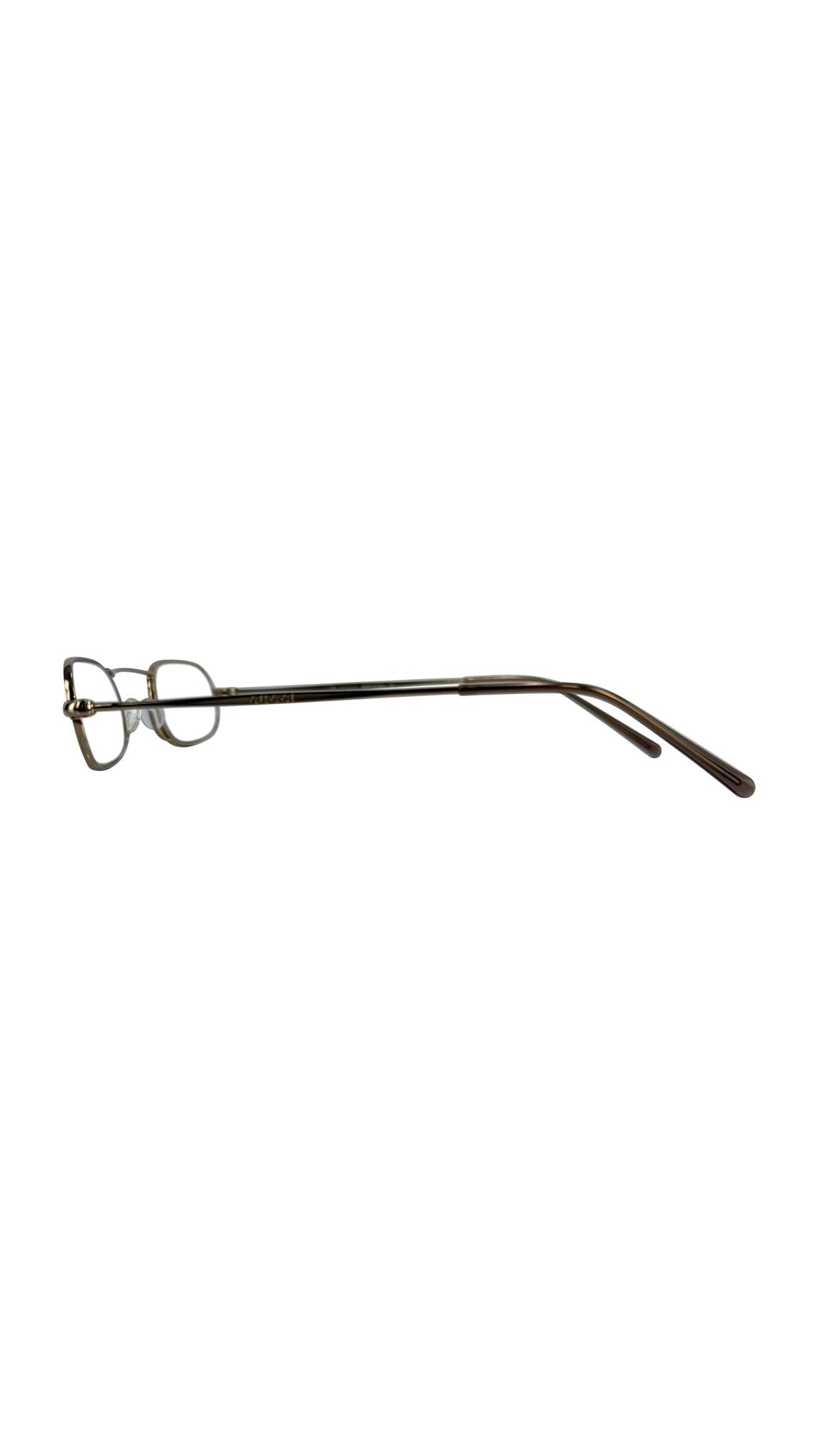1990s Gucci by Tom Ford Gold Thin Wire Frame Extra Small Eyeglasses - RealList