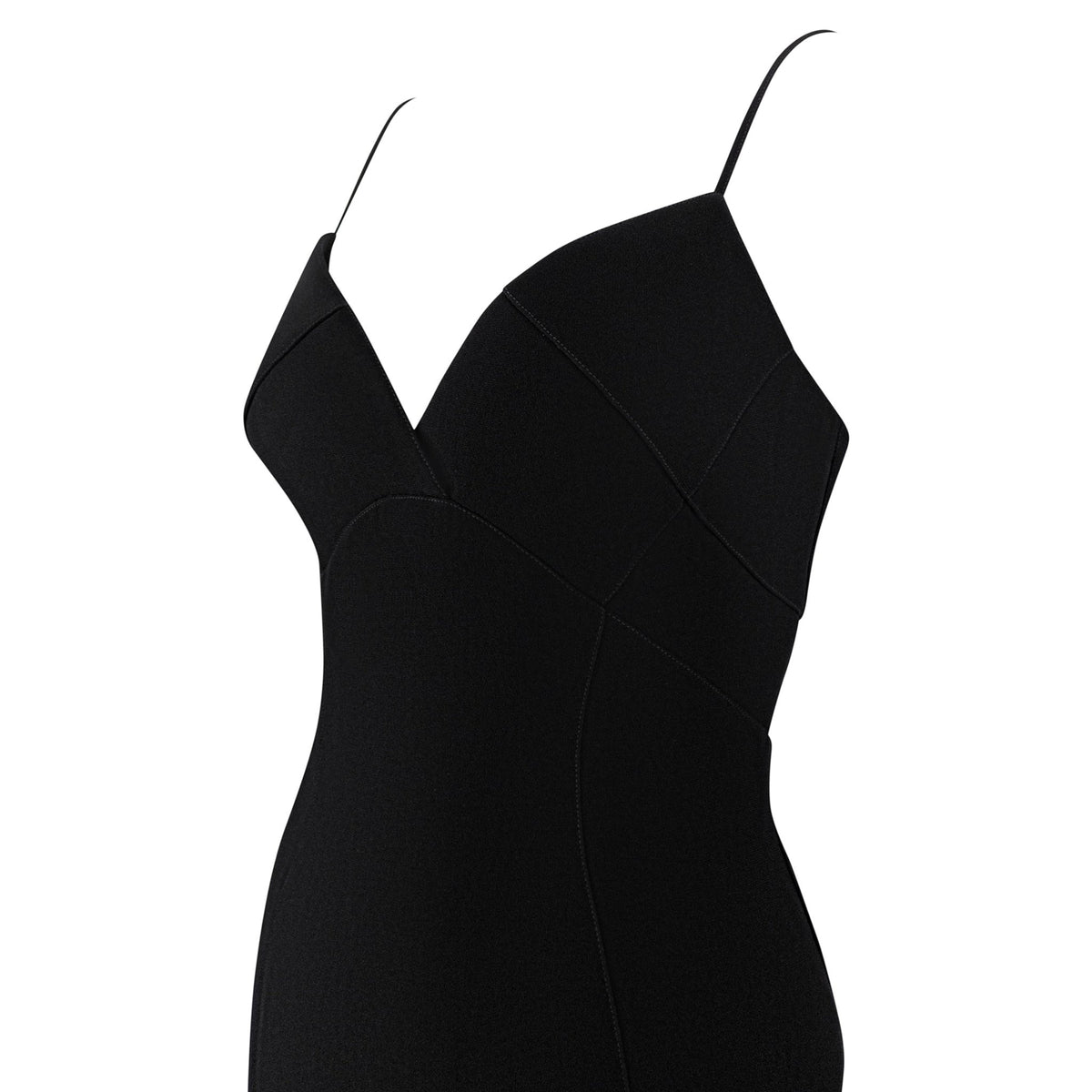 1990s Thierry Mugler Little Black Tiered Knee-Length Slip Dress - RealList