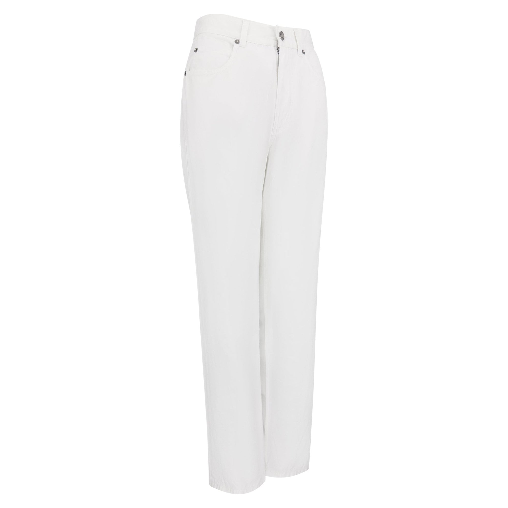 1998 Gucci by Tom Ford White Cotton 5 - Pocket Pants - RealList