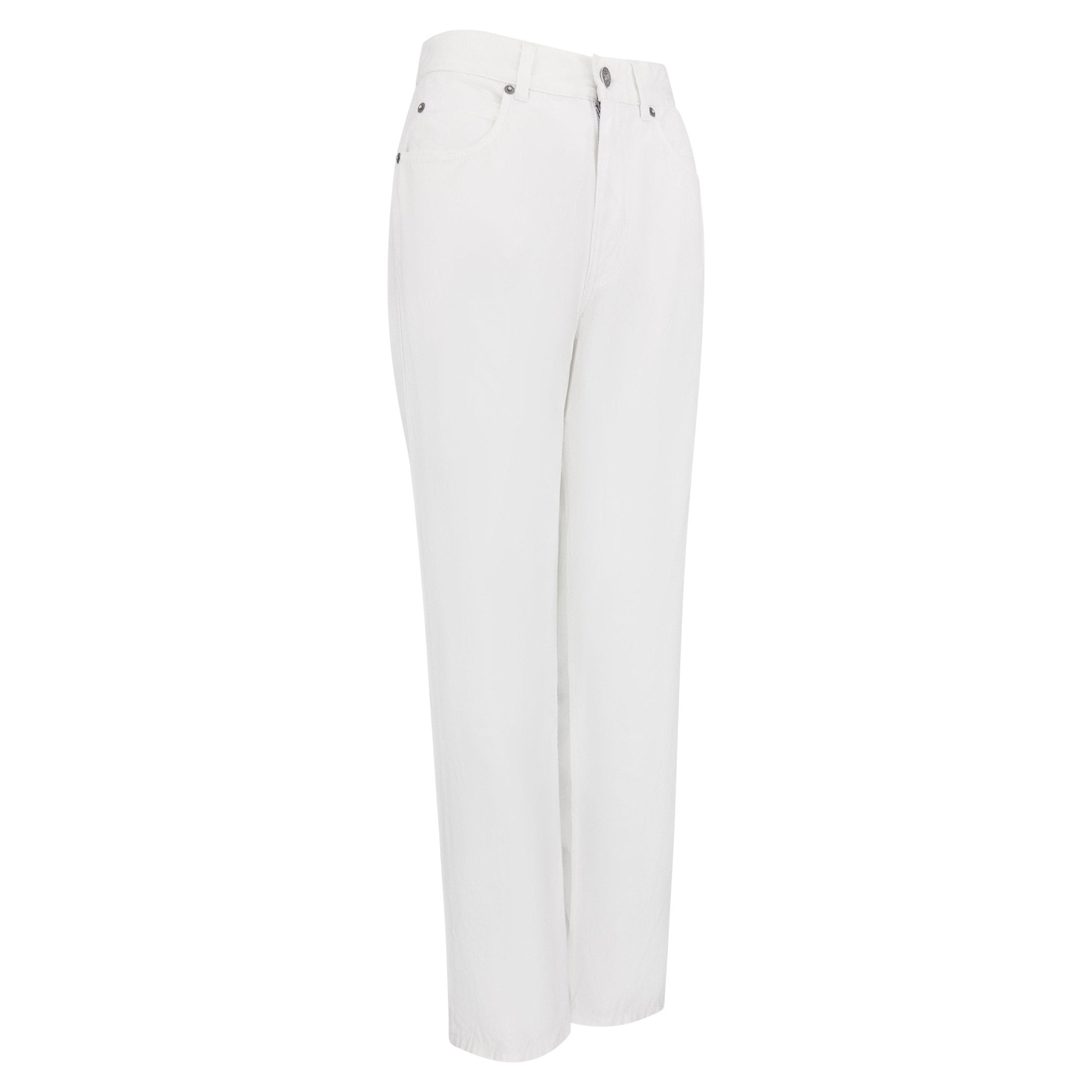 1998 Gucci by Tom Ford White Cotton 5 - Pocket Pants - RealList