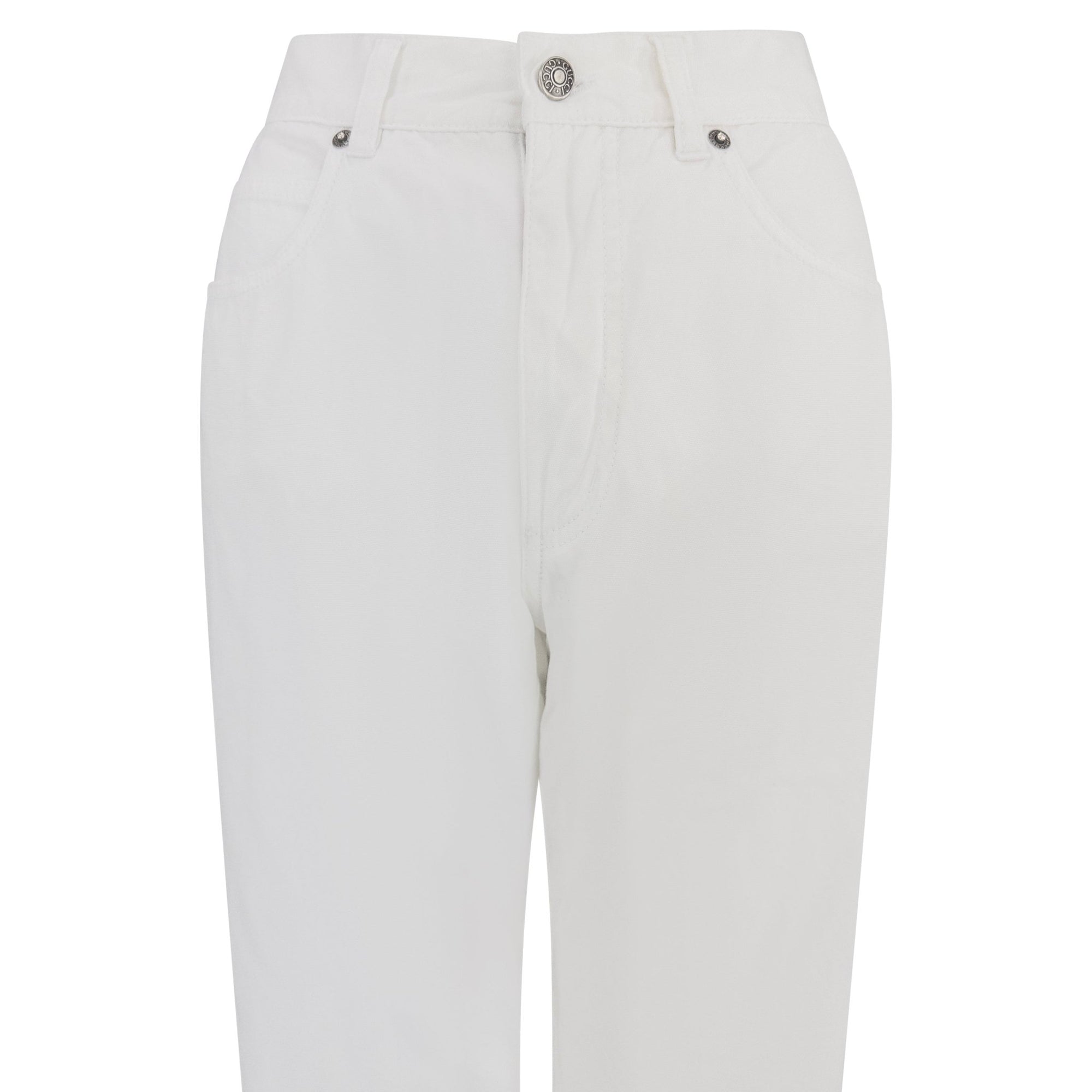 1998 Gucci by Tom Ford White Cotton 5 - Pocket Pants - RealList