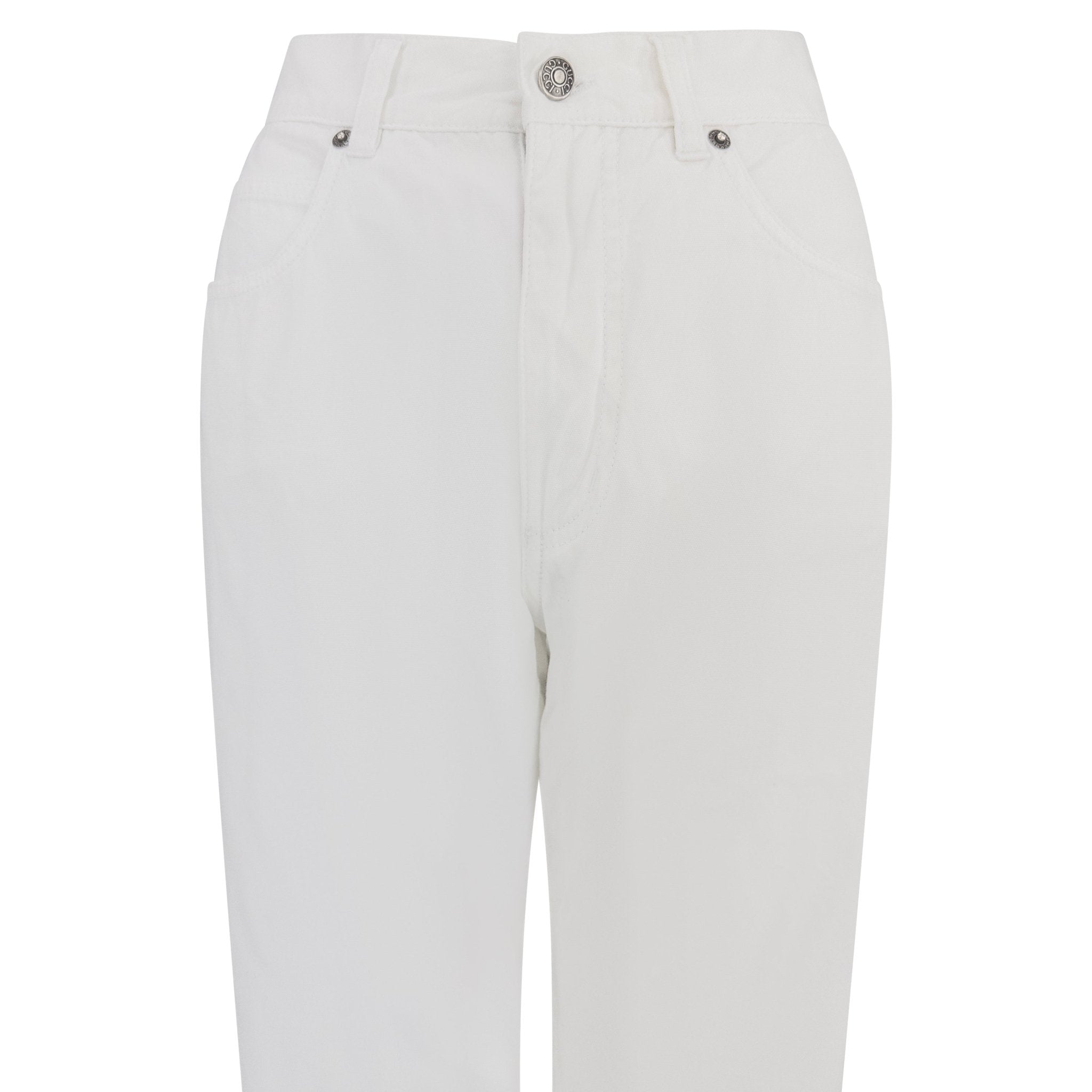 1998 Gucci by Tom Ford White Cotton 5 - Pocket Pants - RealList