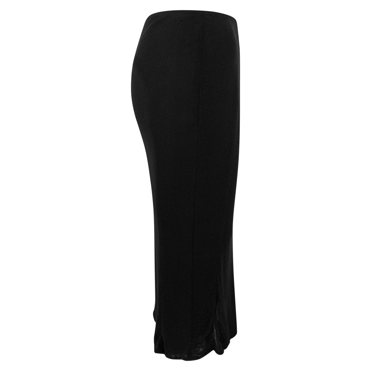 2000s Yigal Azrouël Bodycon Semi-Sheer Panel Black Skirt - RealList