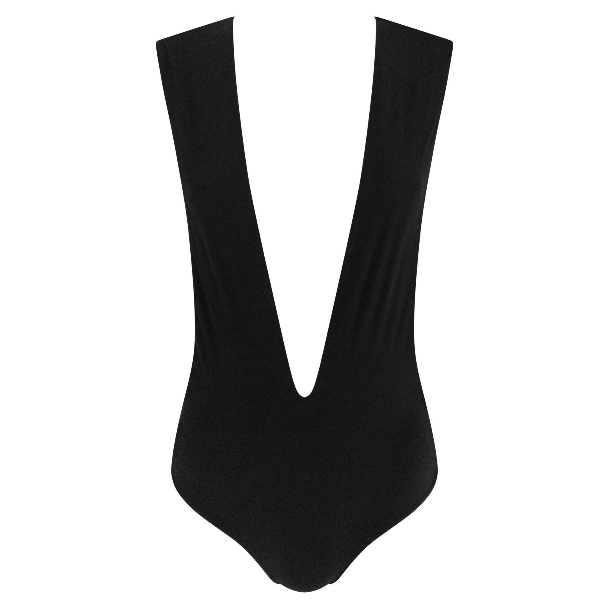 2000s Yves Saint Laurent by Tom Ford Black Plunging One - Piece Swimsuit - RealList