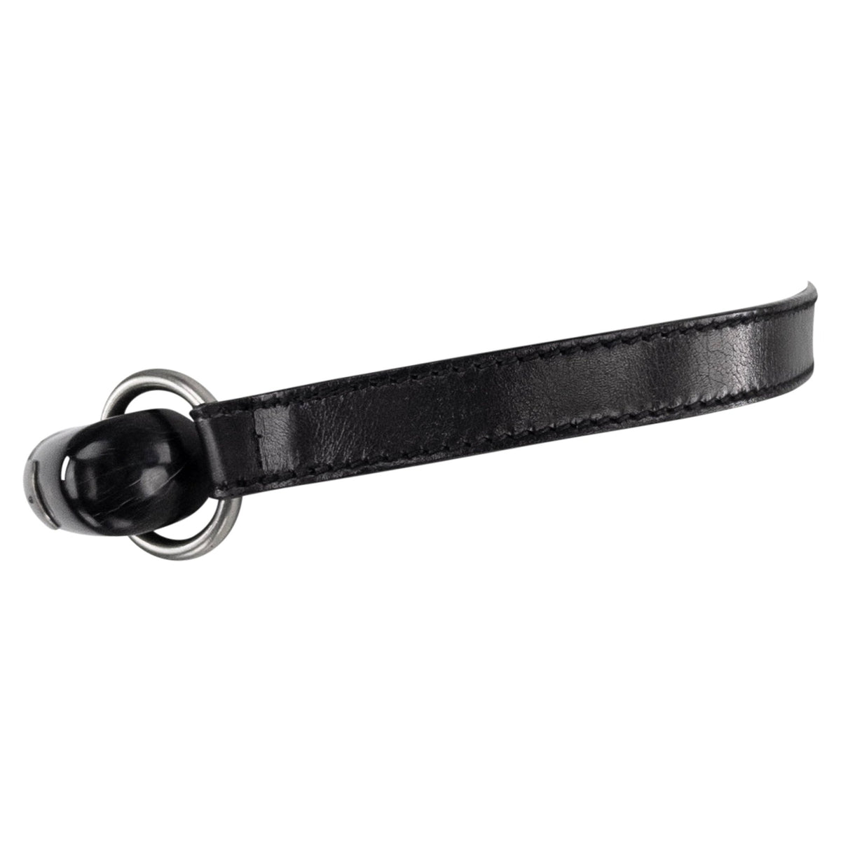 2000s Yves Saint Laurent by Tom Ford Mombasa Horn Black Leather Belt - RealList