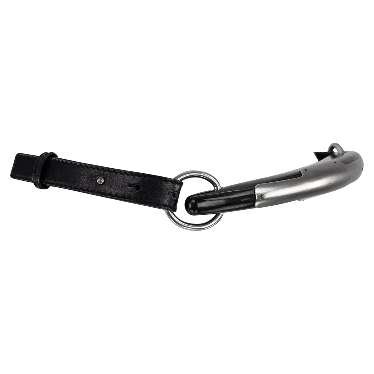 2000s Yves Saint Laurent by Tom Ford Mombasa Horn Black Leather Belt - RealList