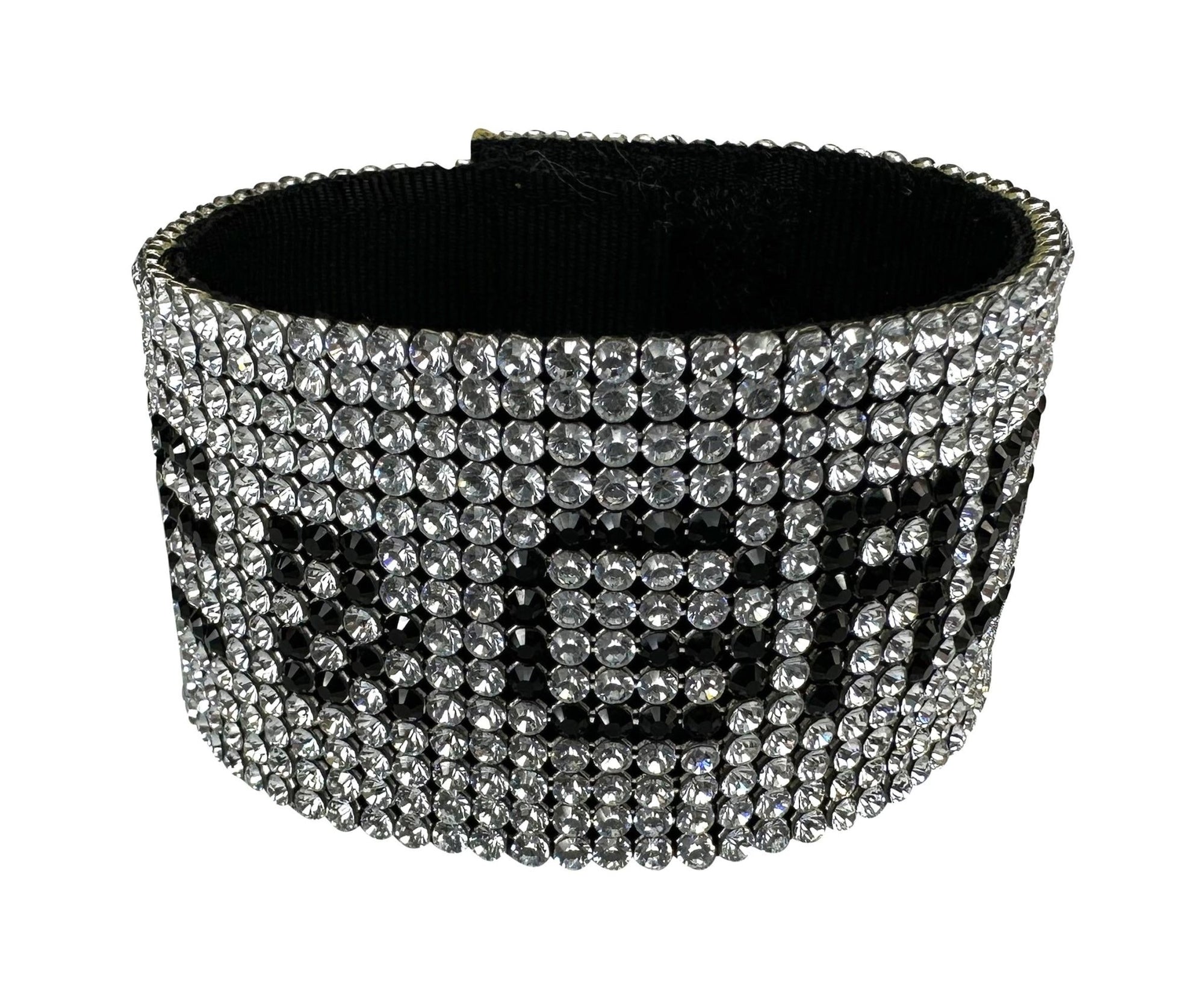 2003 Dolce & Gabbana Crystal Rhinestone Logo Spell Out Bracelet - RealList