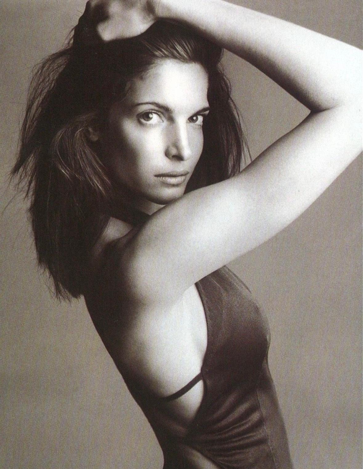 F/W 2001 Azzedine Alaïa Black Knit Backless Strap Bodycon Halter Mini Dress
