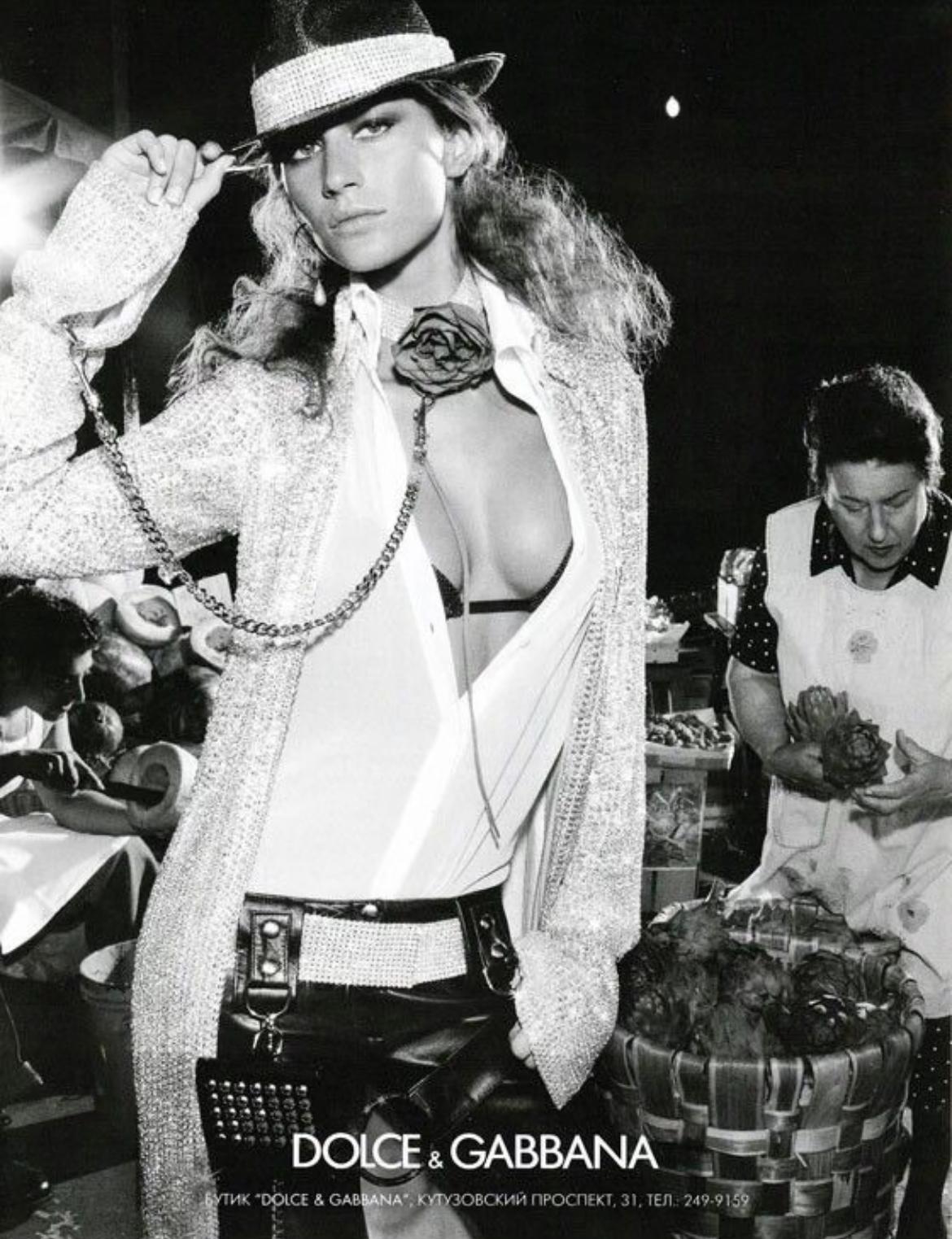 S/S 2000 Dolce & Gabbana Runway Swarovski Crystal Rhinestone Belt