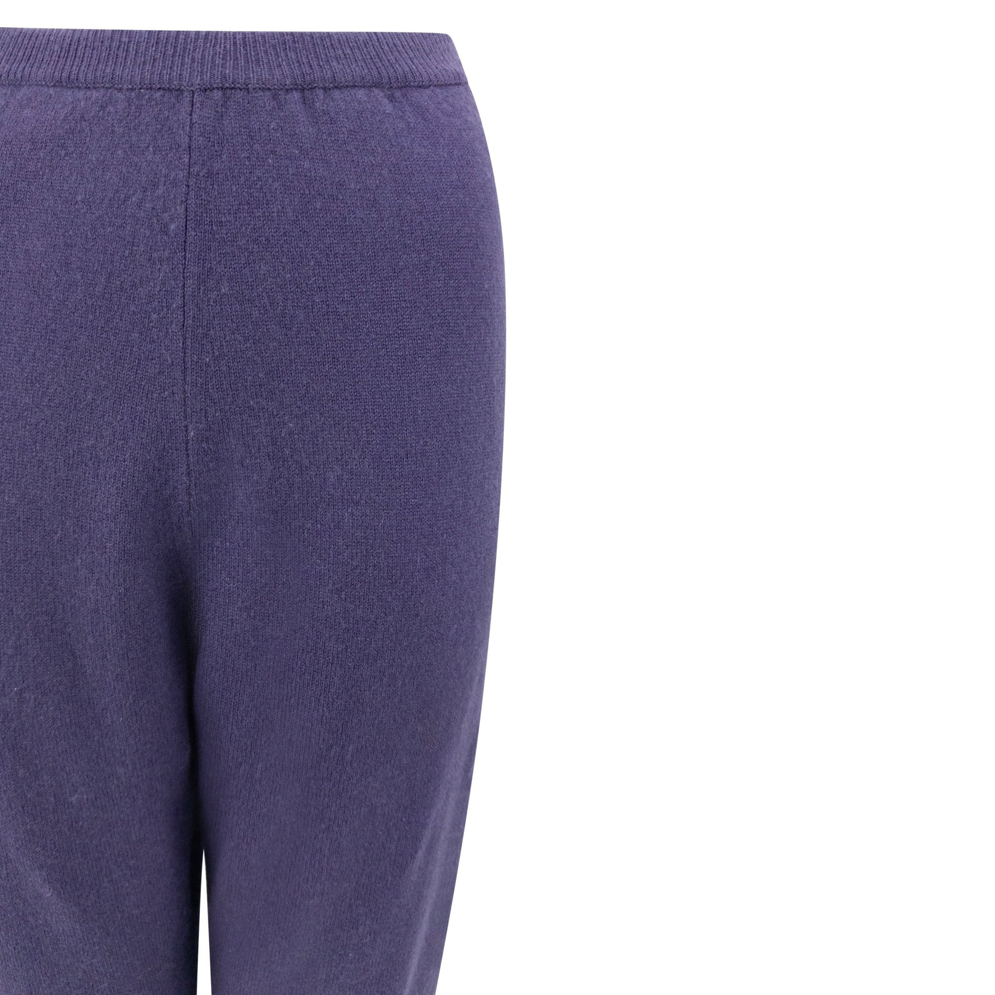 Early 1990s Gucci Cashmere Purple Jogger - Style Sweatpants - RealList