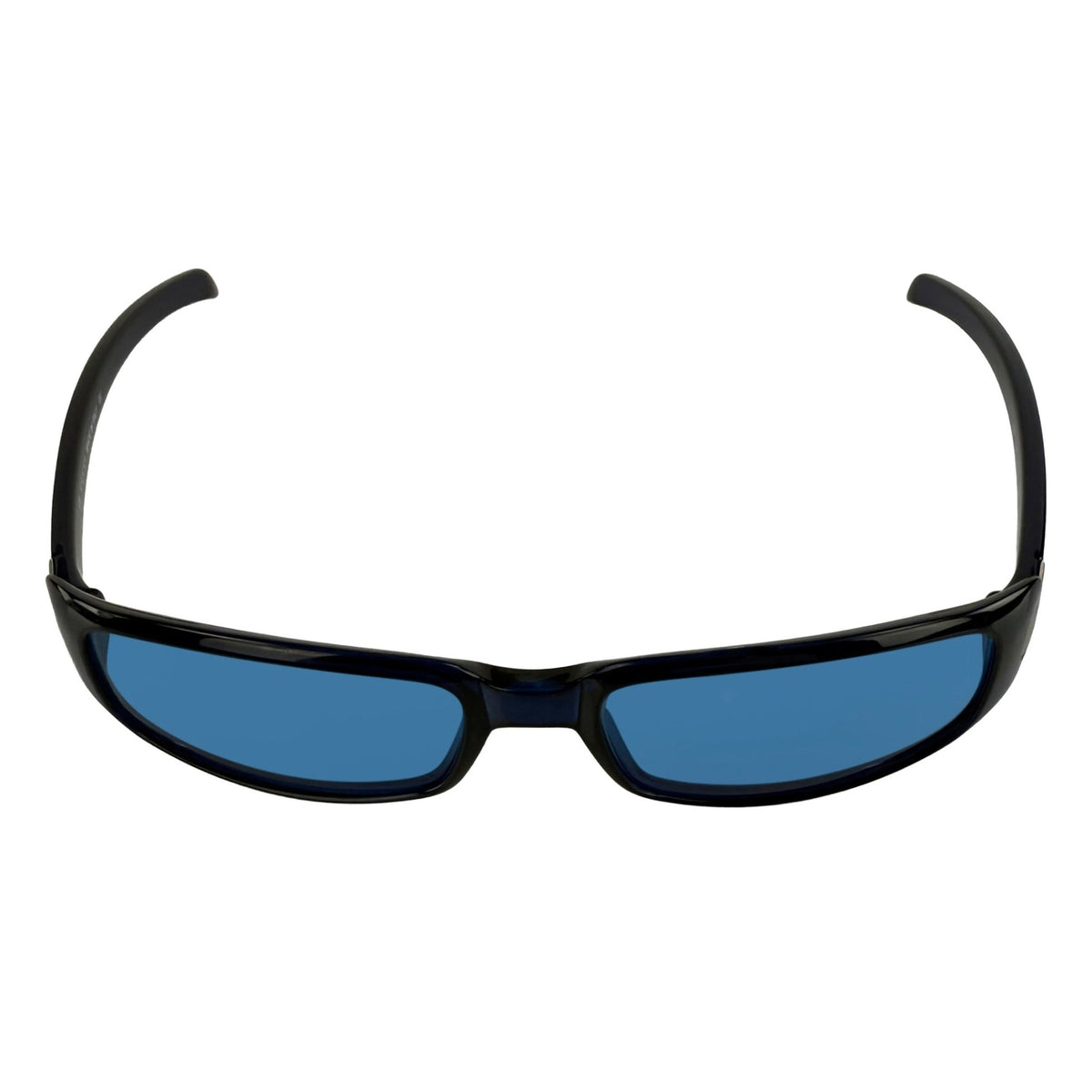 Early 2000s Gucci by Tom Ford Blue Monochromatic Acrylic Thin Frame Sunglasses - RealList