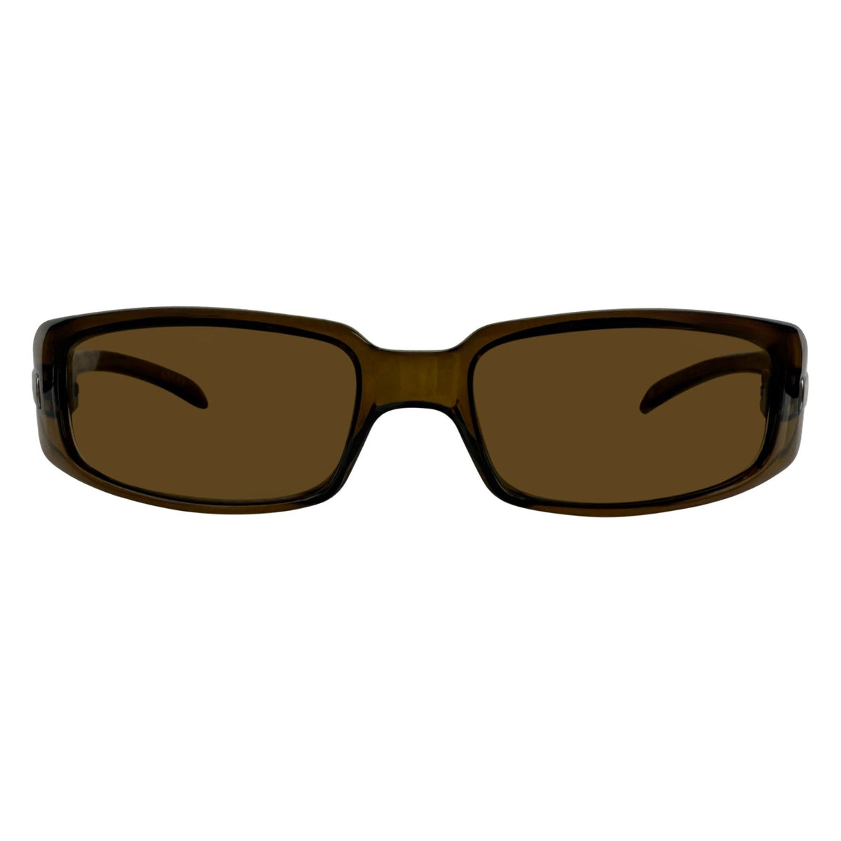 Early 2000s Gucci by Tom Ford Brown Acrylic Thin Frame Sunglasses - RealList