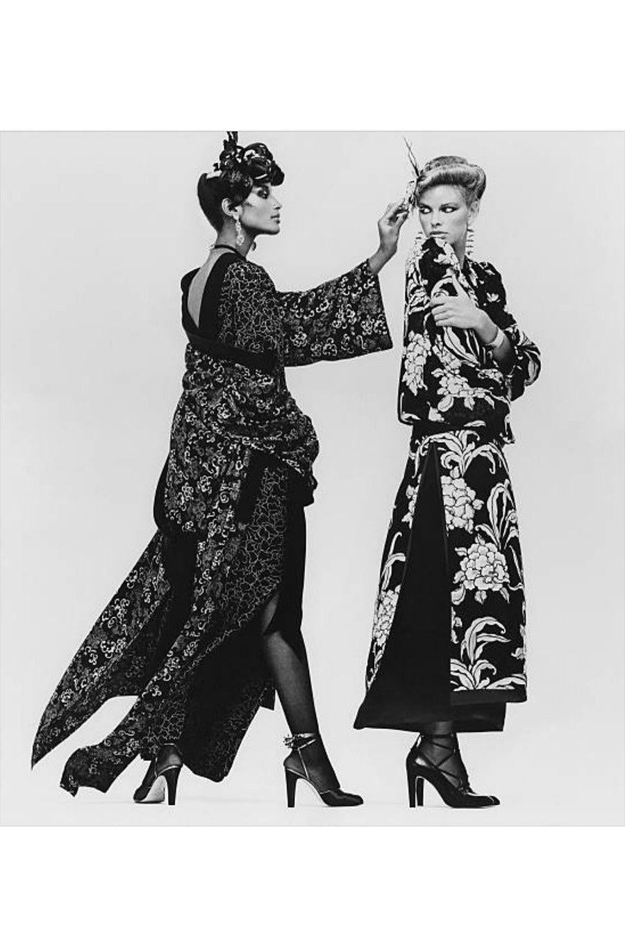 F/W 1977 Yves Saint Laurent Haute Couture 'Les Chinoises' Documented Dress Set - RealList