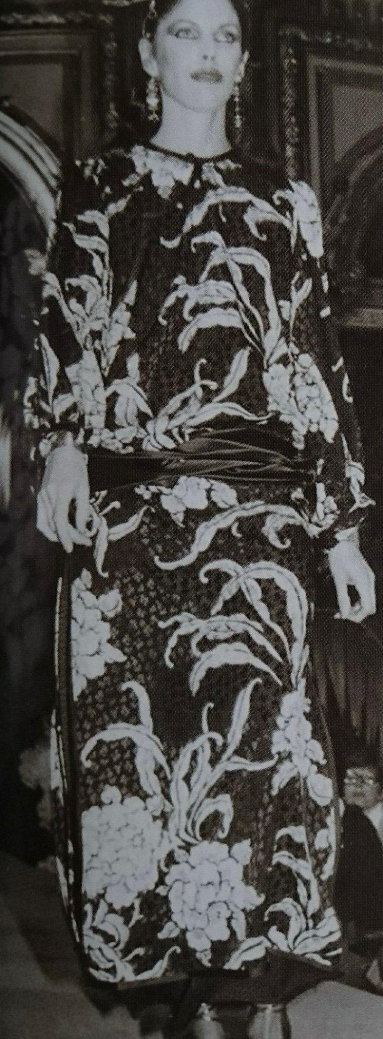 F/W 1977 Yves Saint Laurent Haute Couture 'Les Chinoises' Documented Dress Set - RealList