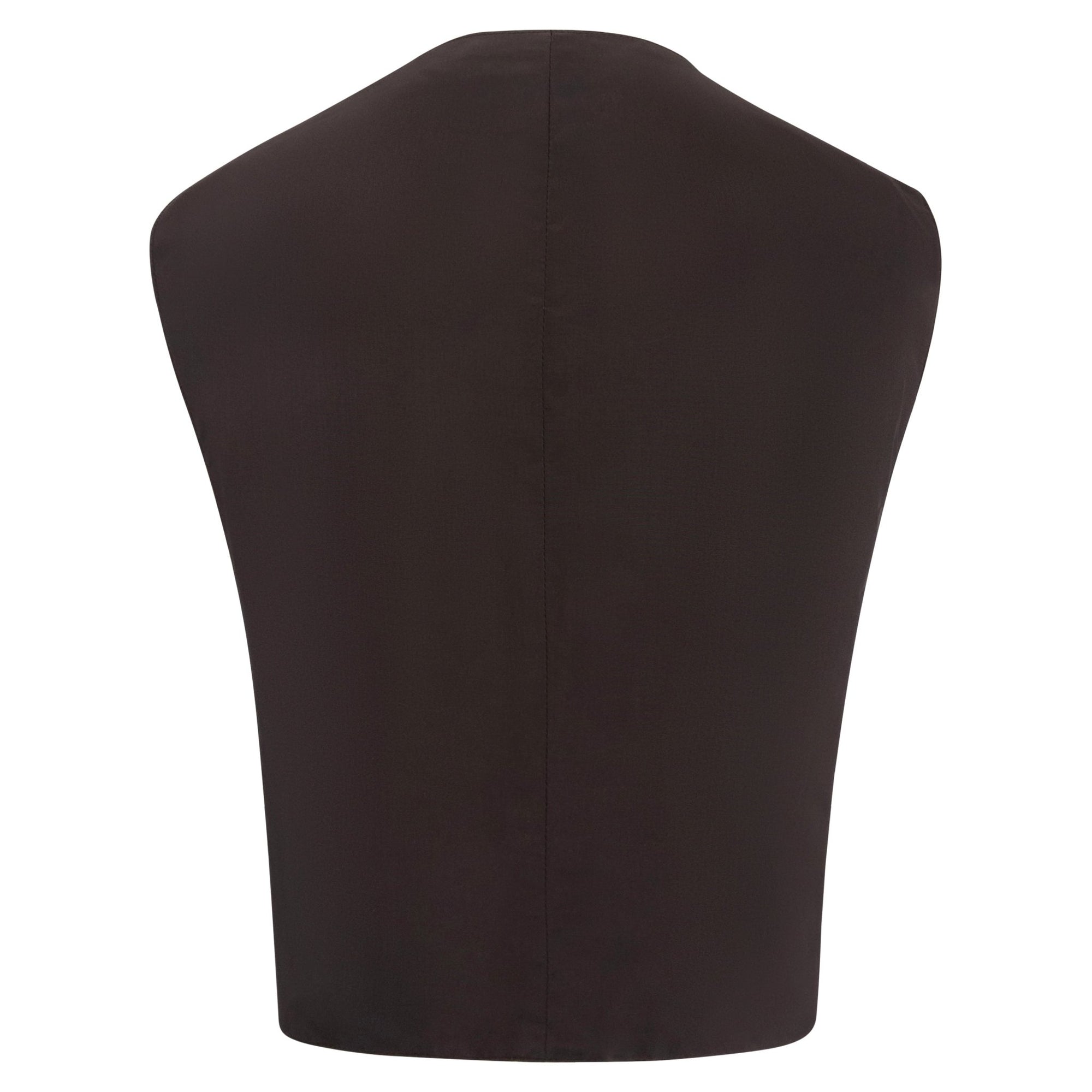 F/W 1993 Christian Dior by Gianfranco Ferré Brown Leather Vest Top - RealList