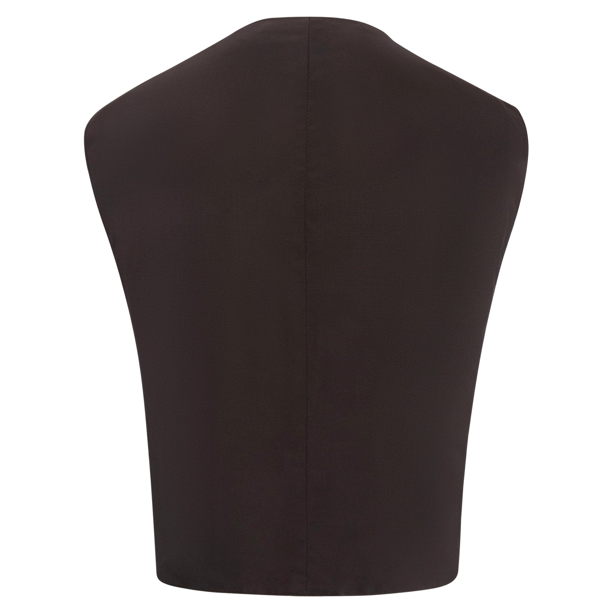 F/W 1993 Christian Dior by Gianfranco Ferré Brown Leather Vest Top - RealList