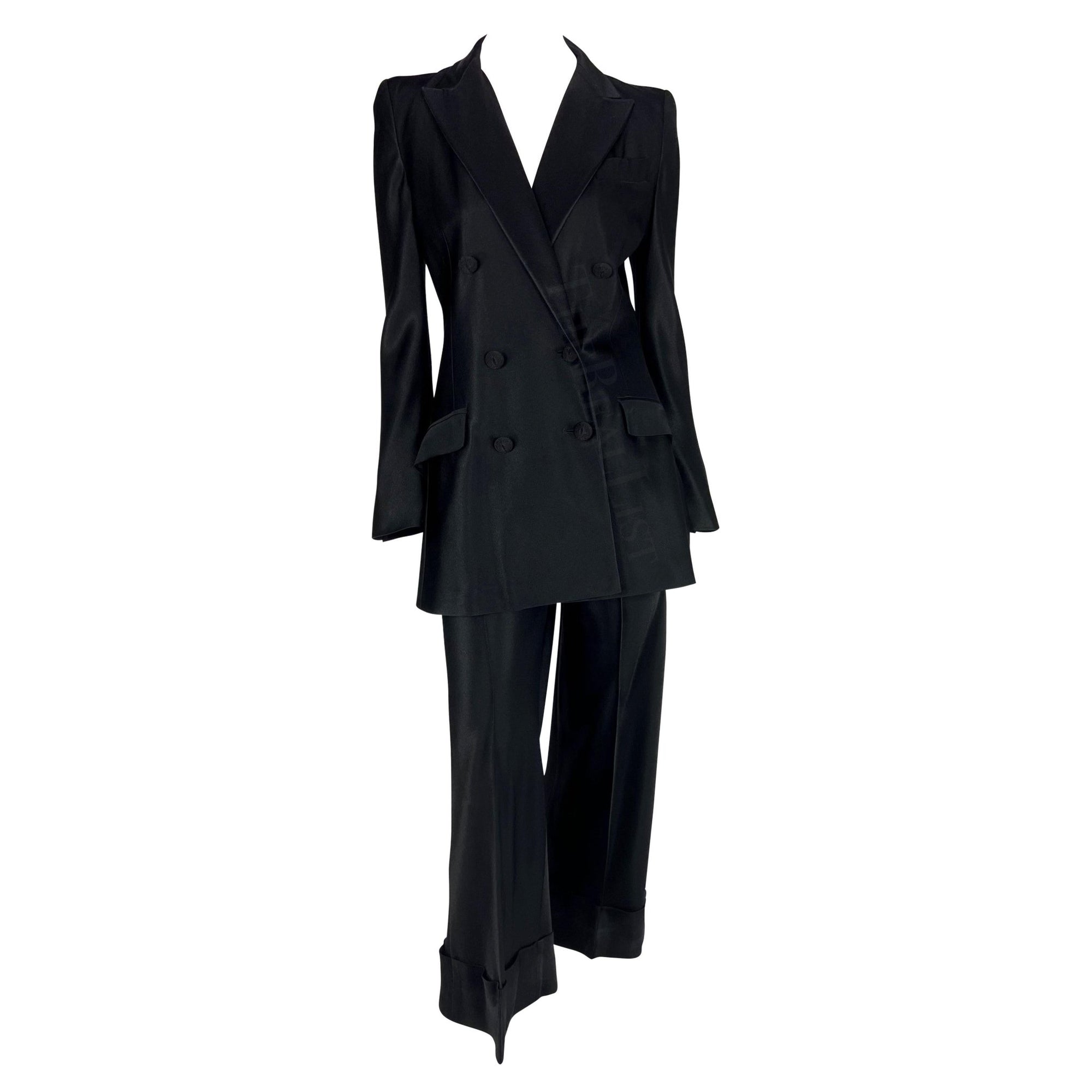 F/W 1994 John Galliano Double Breasted Oversized Runway Suit - RealList