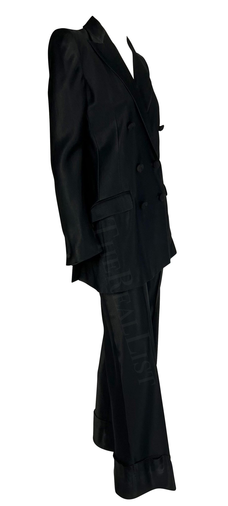 F/W 1994 John Galliano Double Breasted Oversized Runway Suit - RealList