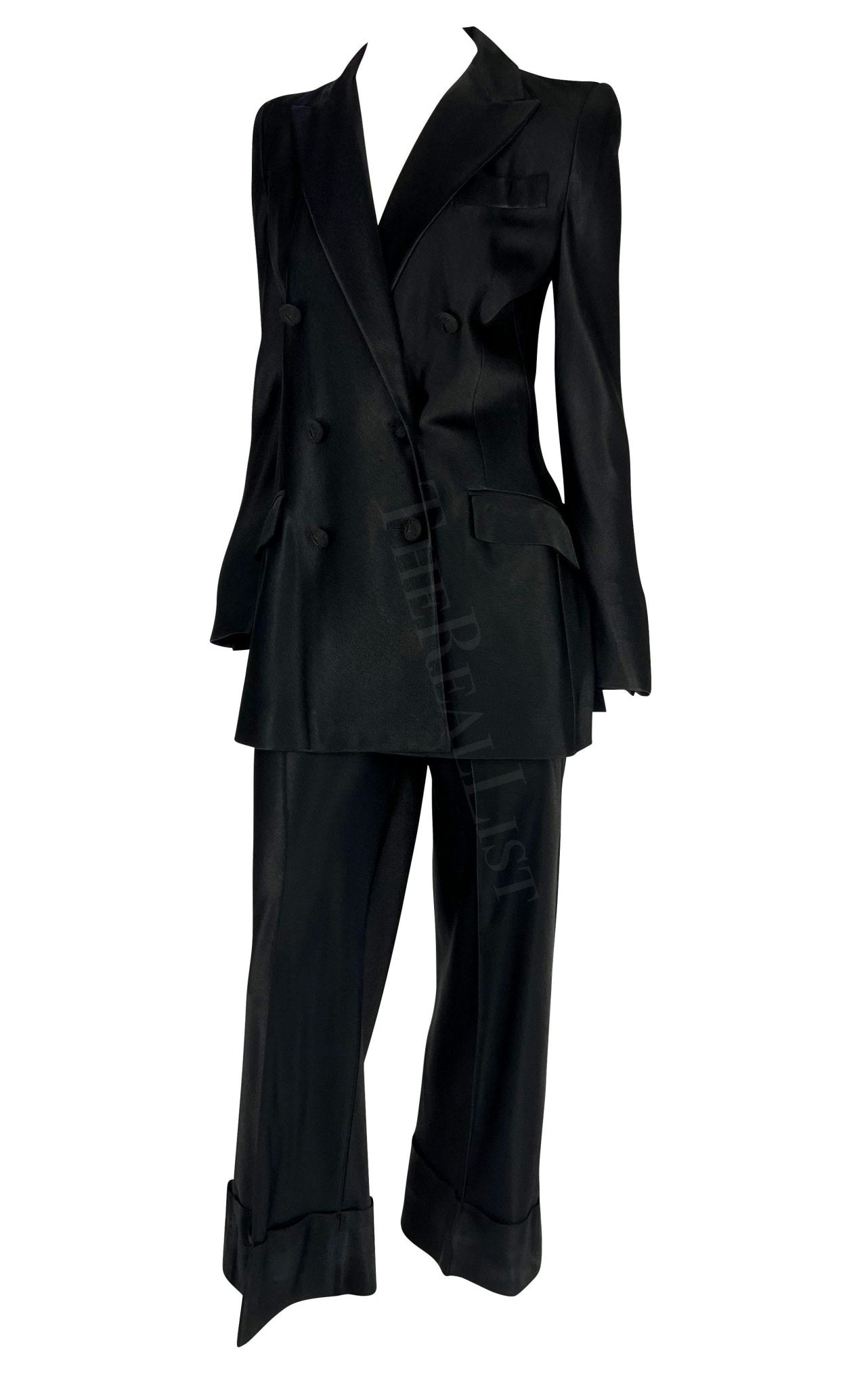F/W 1994 John Galliano Double Breasted Oversized Runway Suit - RealList