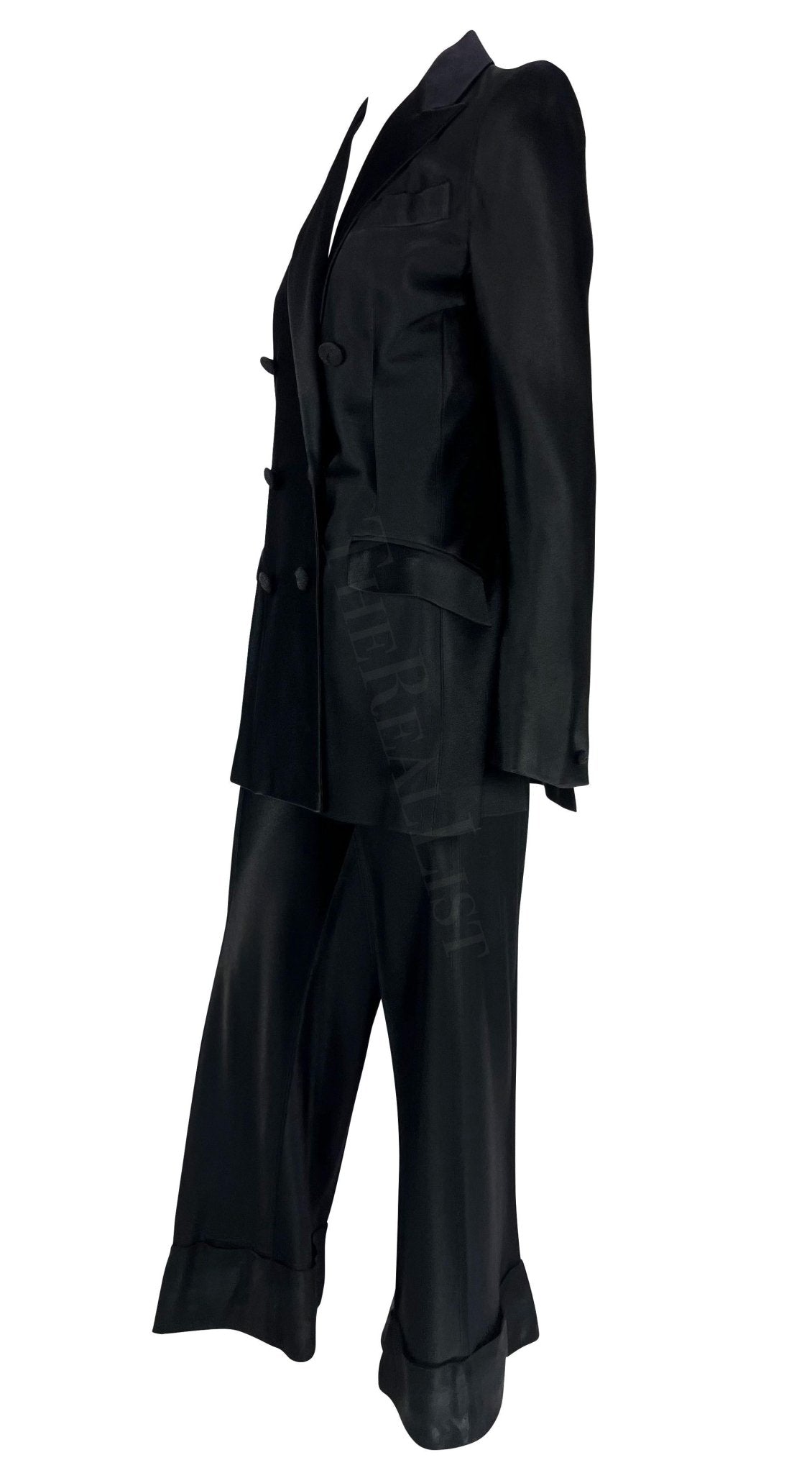 F/W 1994 John Galliano Double Breasted Oversized Runway Suit - RealList