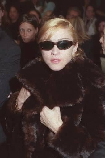 F/W 1995 Gucci by Tom Ford Runway Brown Faux Fur Mink Double Breasted Coat - RealList