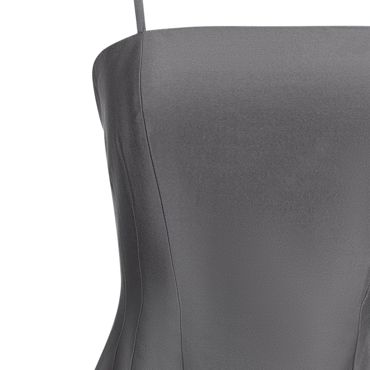 F/W 1995 Prada Runway Charcoal Grey Flared Knee - Length Dress - RealList