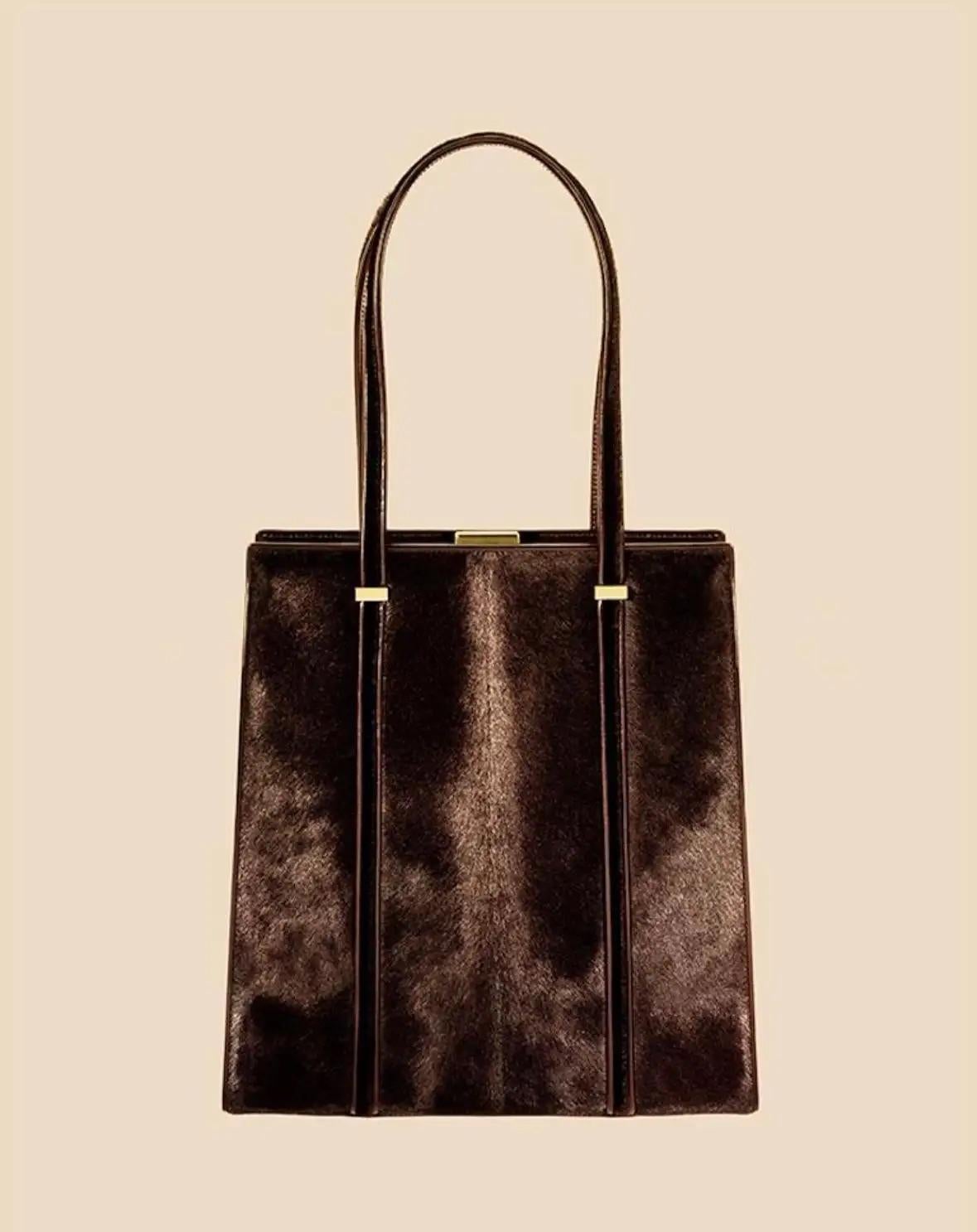 F/W 1996 Gucci by Tom Ford Ad Genuine Python Skin Black Medium Shoulder Bag - RealList