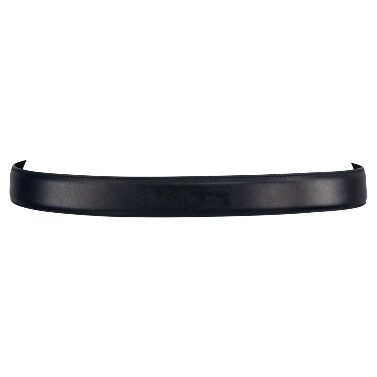 F/W 1996 Gucci by Tom Ford G Buckle Small Gold Logo Buckle Black Leather Belt - RealList
