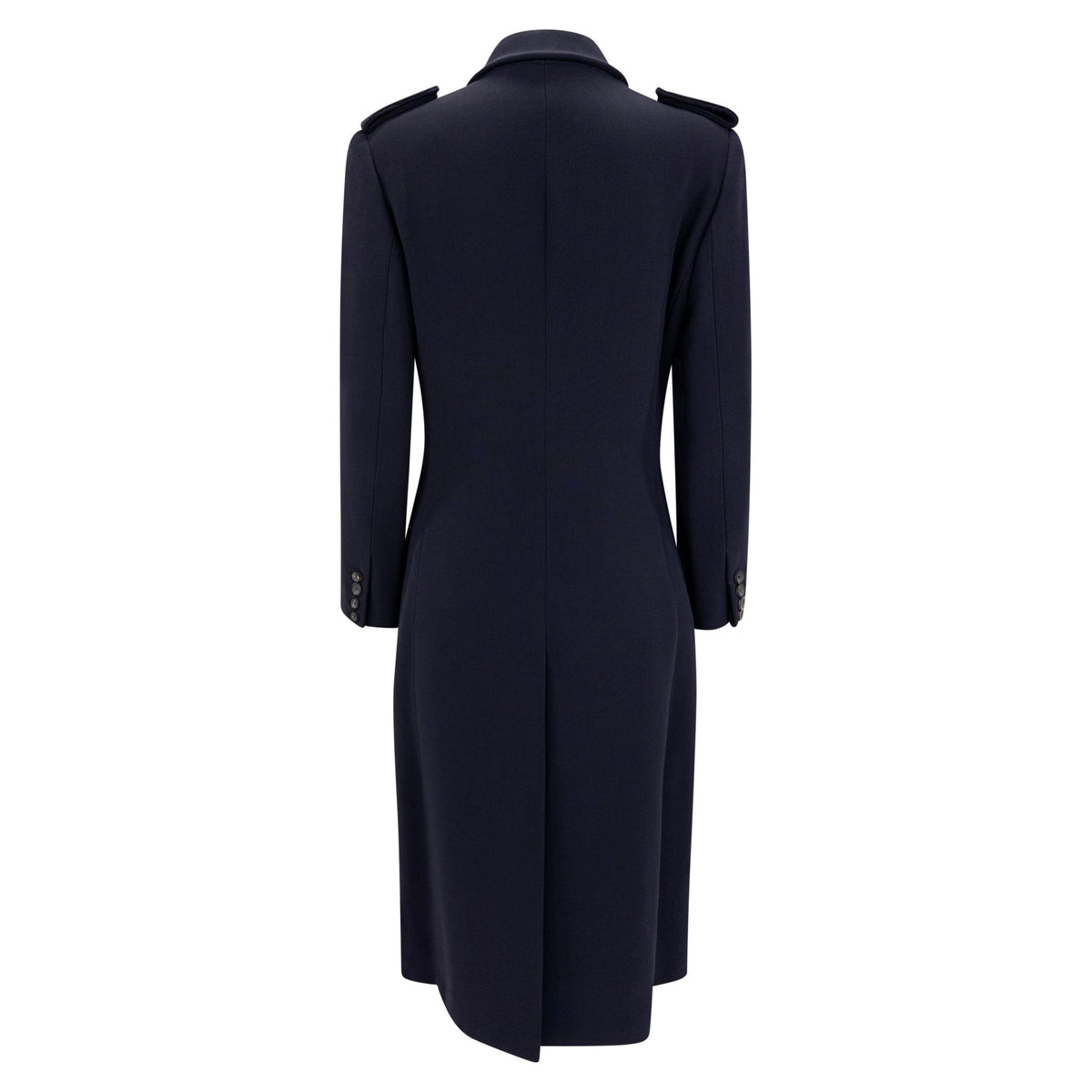 F/W 1996 Gucci by Tom Ford Kate Moss Runway Navy Oversized Double Breasted Coat - RealList