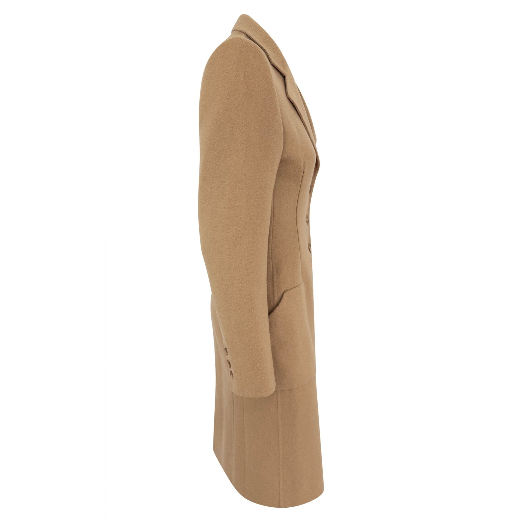 F/W 1997 Bill Blass Runway Camel Tone Lightweight Coat - RealList