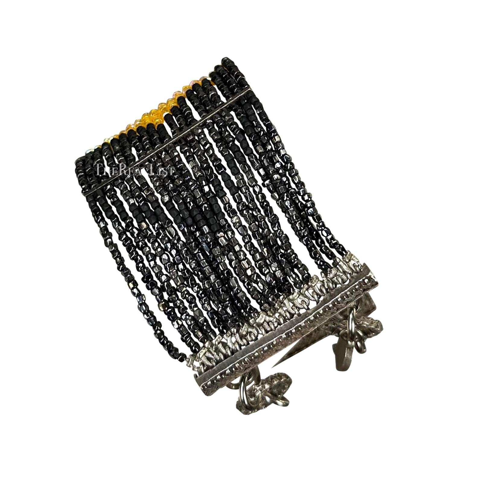 F/W 1997 Christian Dior by John Galliano Beaded Masai Bracelet - RealList