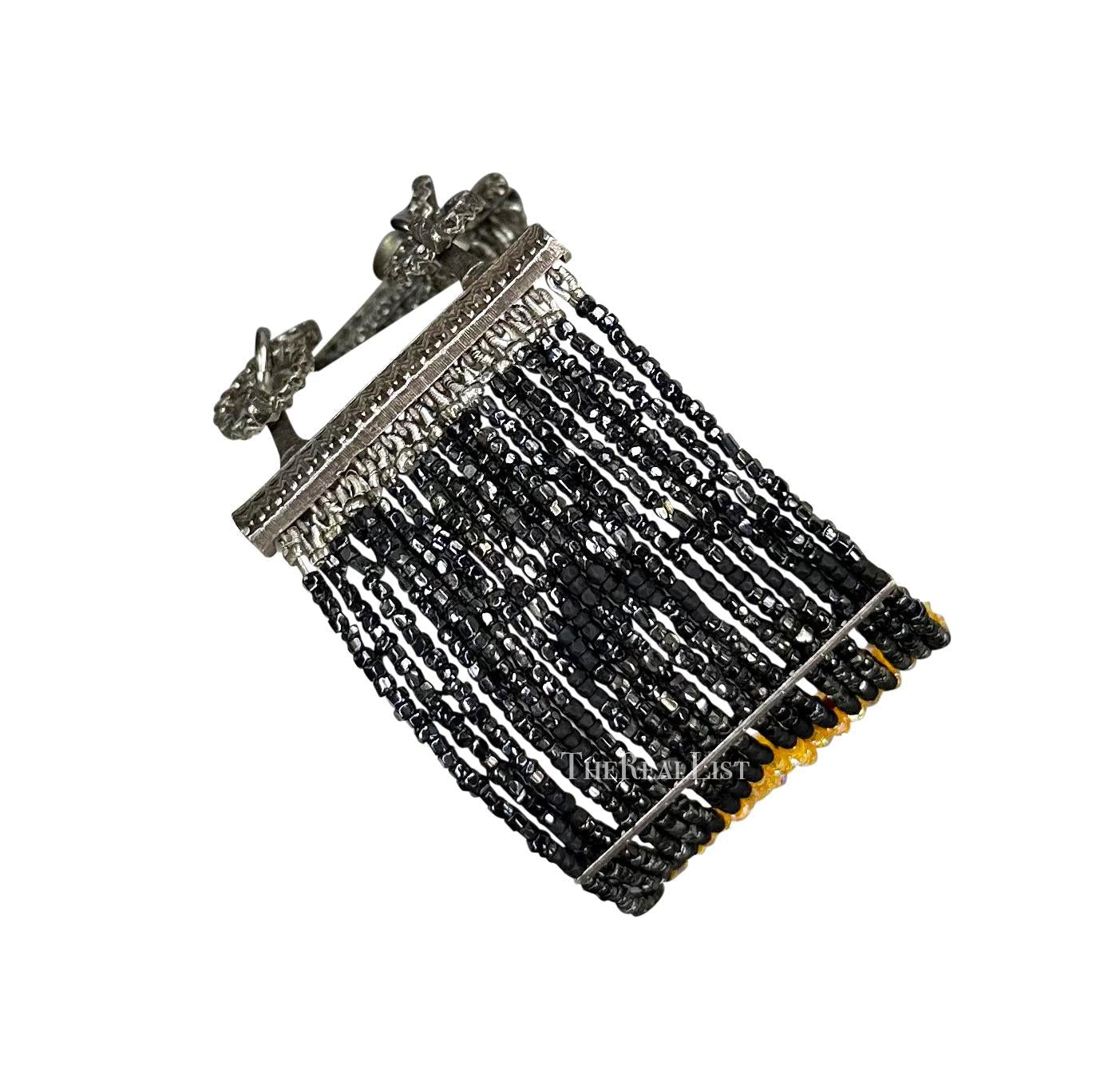 F/W 1997 Christian Dior by John Galliano Beaded Masai Bracelet - RealList