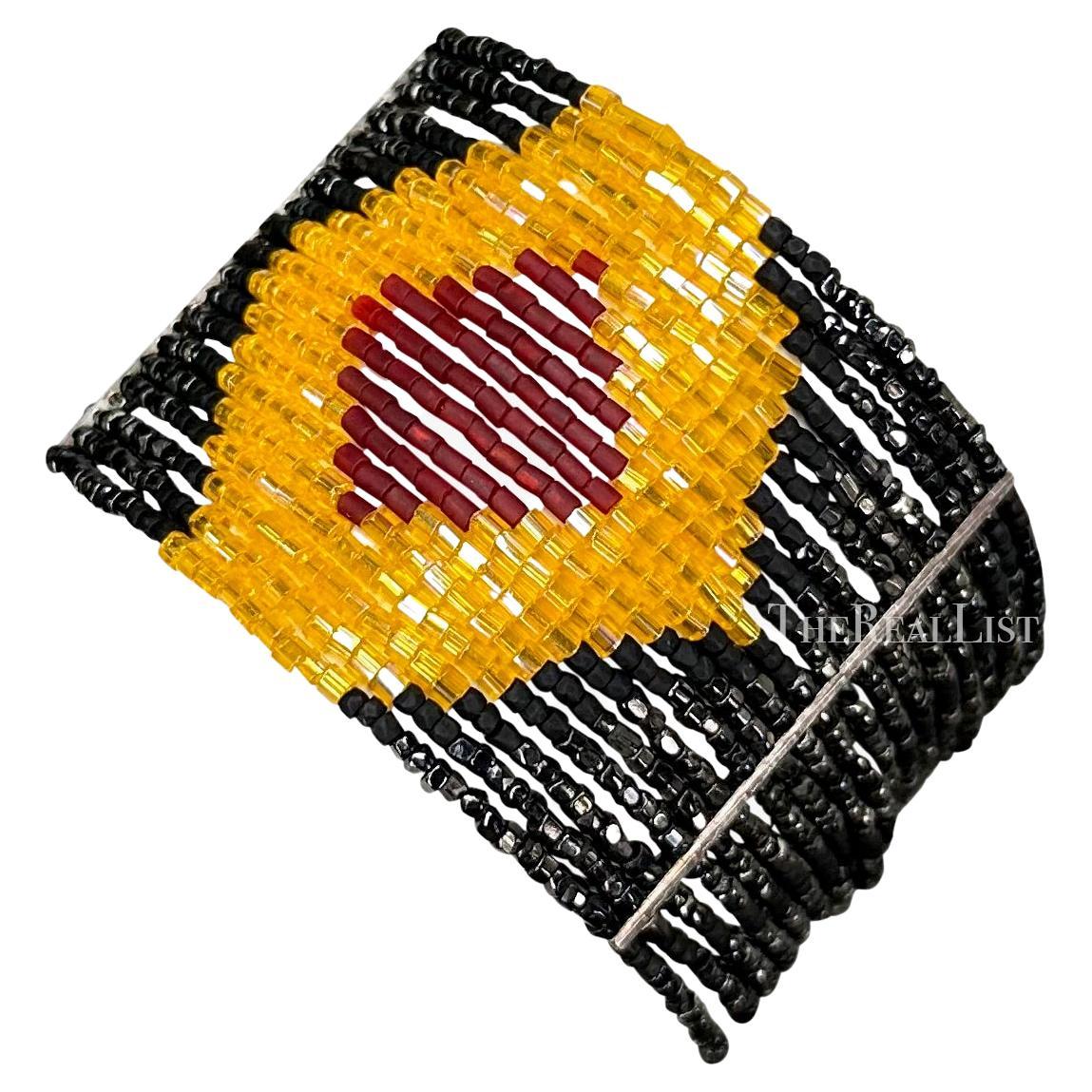 F/W 1997 Christian Dior by John Galliano Beaded Masai Bracelet - RealList