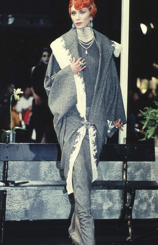 F/W 1998 Christian Dior by John Galliano Black Silk Lace - Trim Camisole - RealList