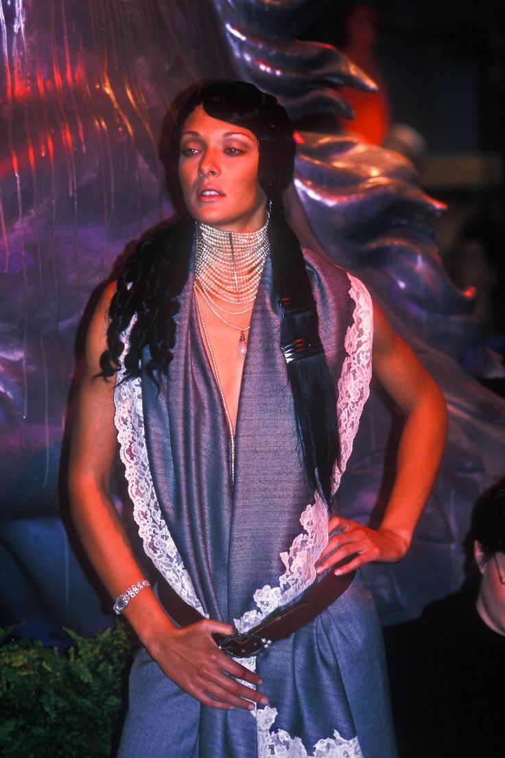 F/W 1998 Christian Dior by John Galliano Black Silk Lace - Trim Camisole - RealList