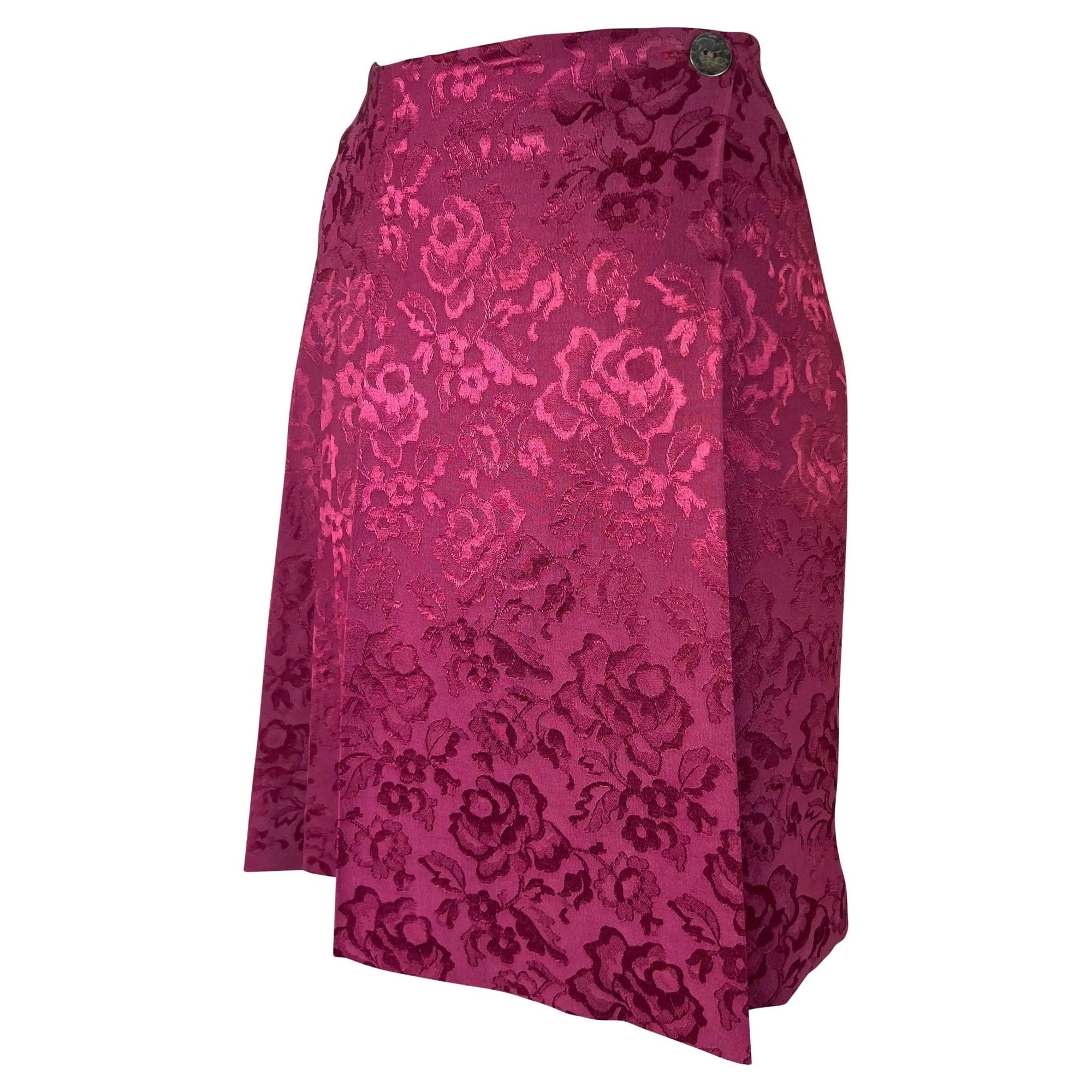 F/W 1998 Christian Dior by John Galliano Pink Yellow Lace 3 - Piece Skirt Suit - RealList