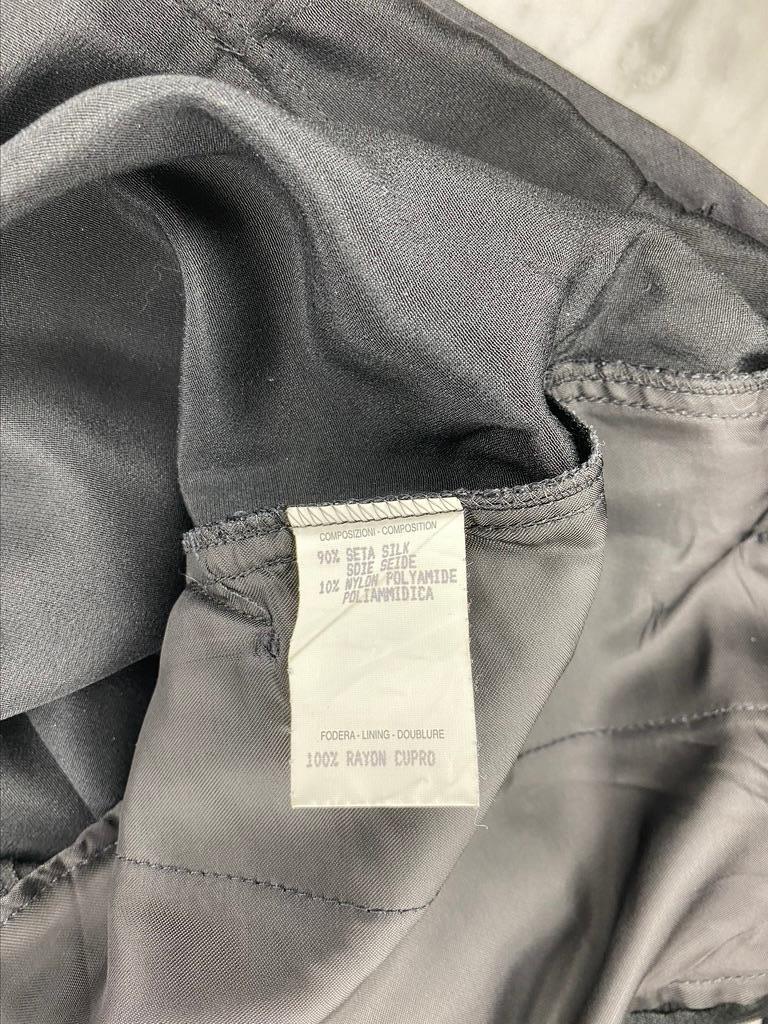 F/W 1998 Gucci by Tom Ford Runway Black Tulle Overlay Tapered Maxi Skirt - RealList