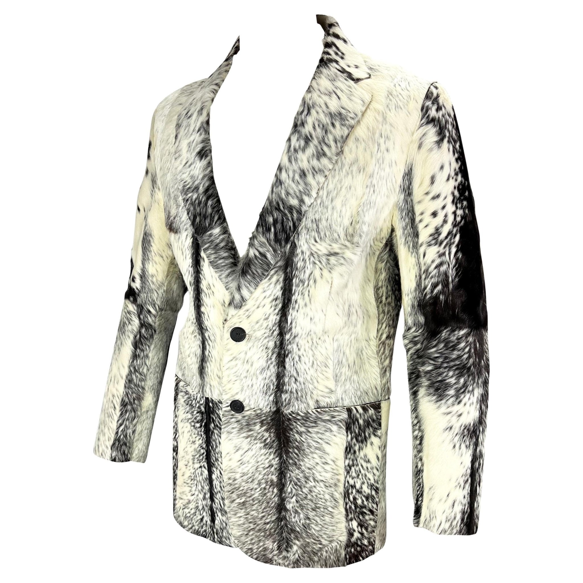 F/W 1999 Gucci by Tom Ford Men's Ad White Pony Hair Blazer NWT - RealList