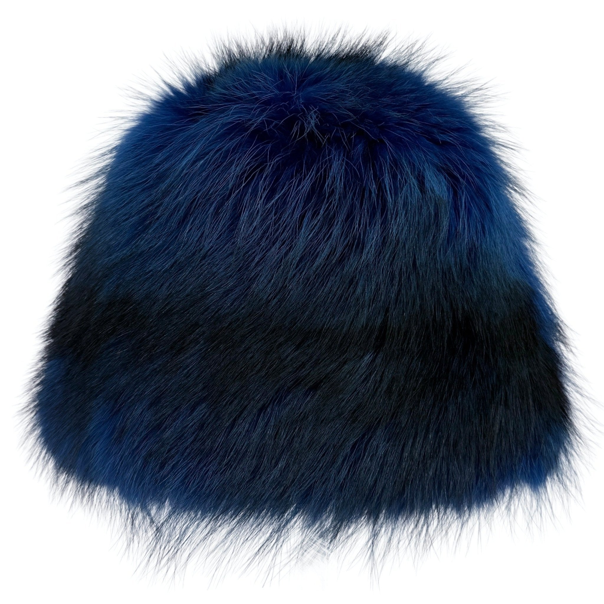 F/W 2000 Dolce & Gabbana Genuine Blue Marmot Fur Oversized Hat - RealList