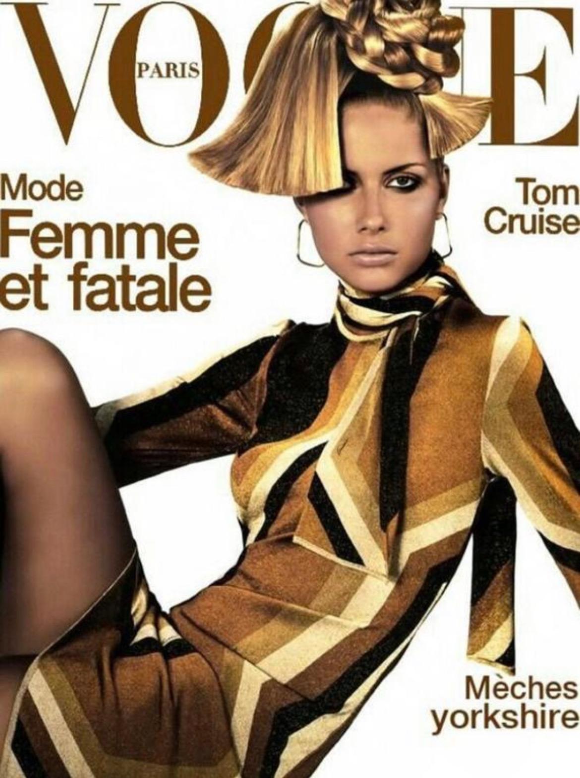 F/W 2000 Gucci by Tom Ford Gold Metallic Neck Tie Sleeveless Top - RealList