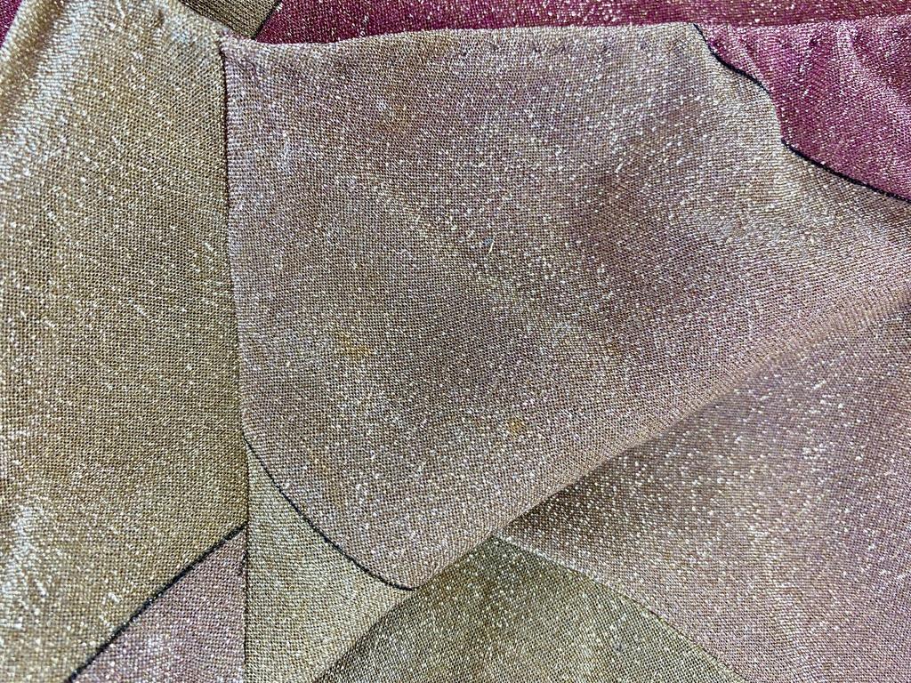 F/W 2000 Gucci by Tom Ford Runway Gold Pink Lurex Metallic Sheer Dress Y2K - RealList