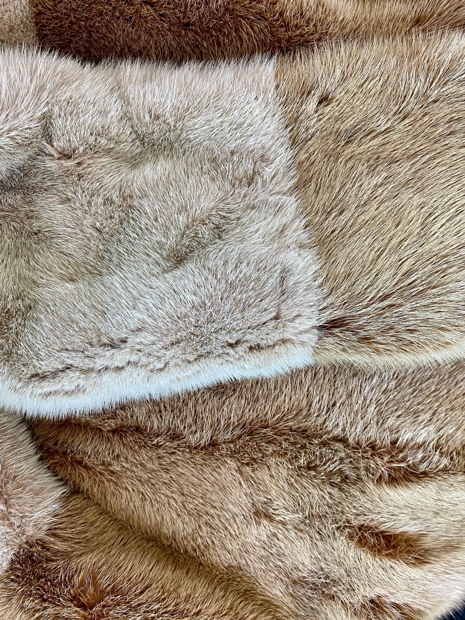 F/W 2000 Gucci by Tom Ford Runway Tricolor Dyed Mink Zip - Up Coat - RealList