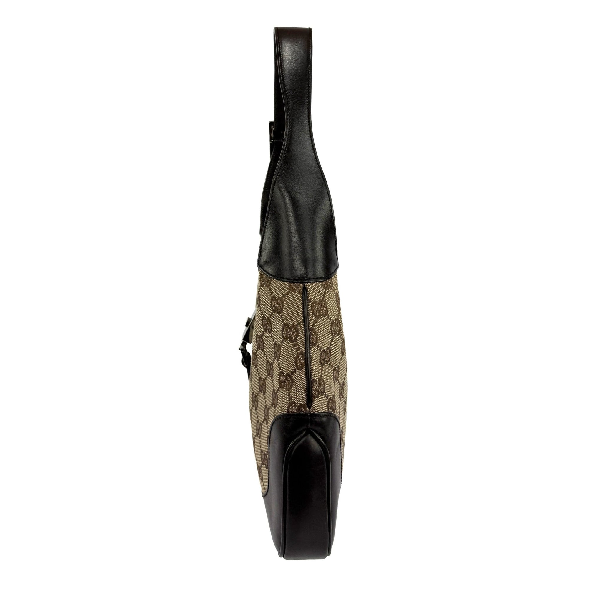 F/W 2000 Gucci by Tom Ford Web GG Canvas Medium Jackie Shoulder Bag - RealList
