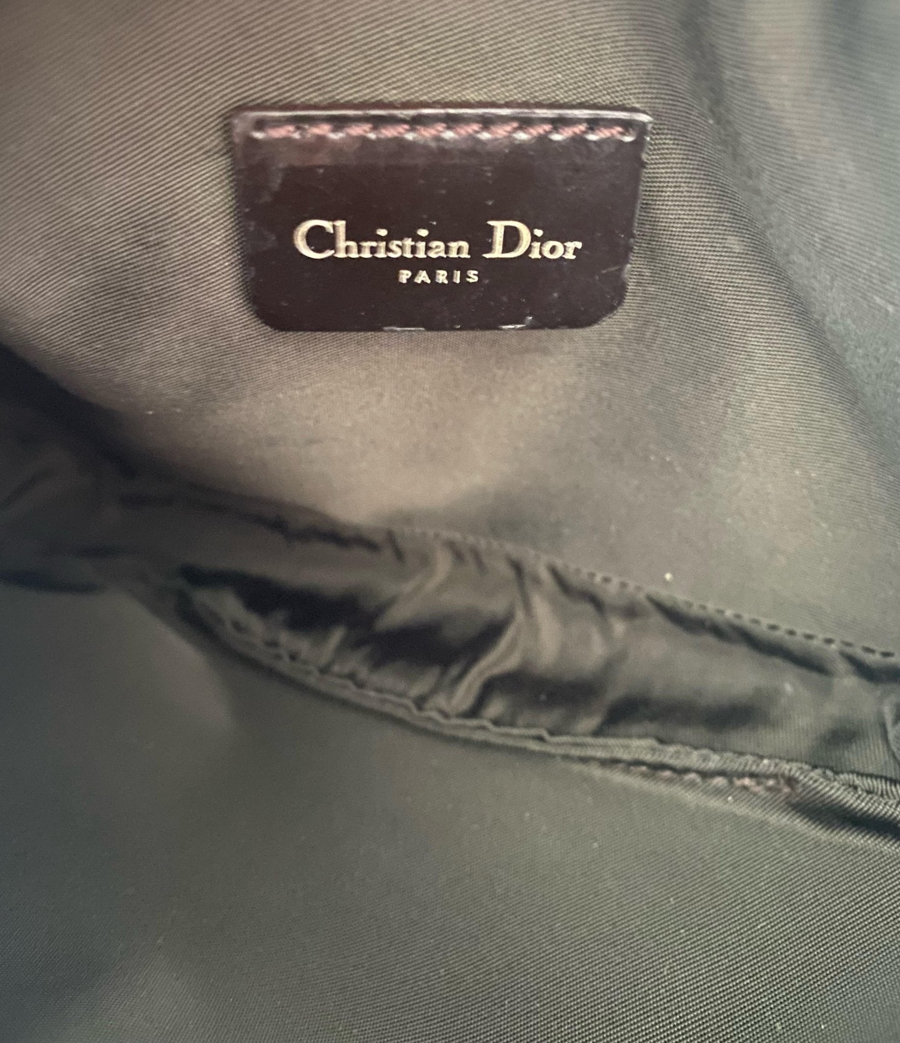 F/W 2001 Christian Dior by John Galliano Abstract Nylon Saddle Bag Pochette - RealList