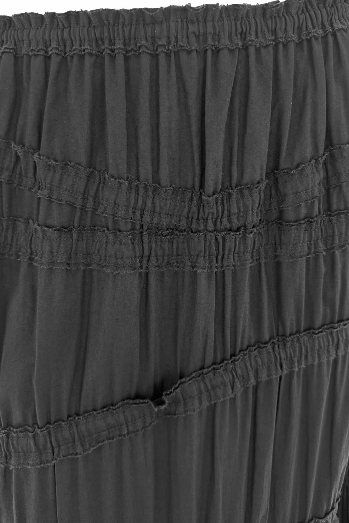 F/W 2001 Yves Saint Laurent by Tom Ford Black Mid - Length Flare Skirt - RealList